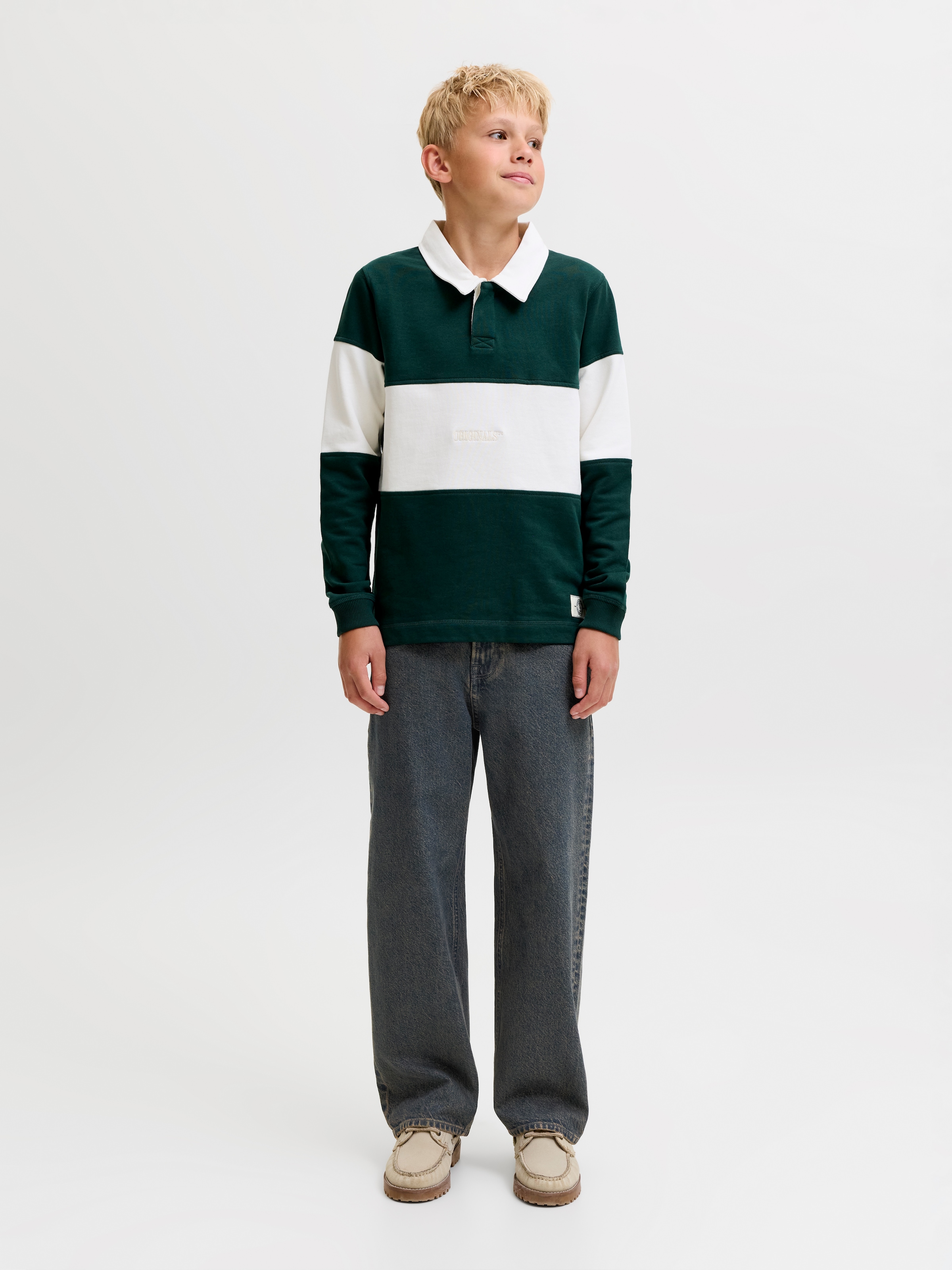 Jack & Jones Junior Relax-fit-Jeans »JJIALEX JJORIGINAL SQ 429 SN JNR« Baumwolle, relaxed fit