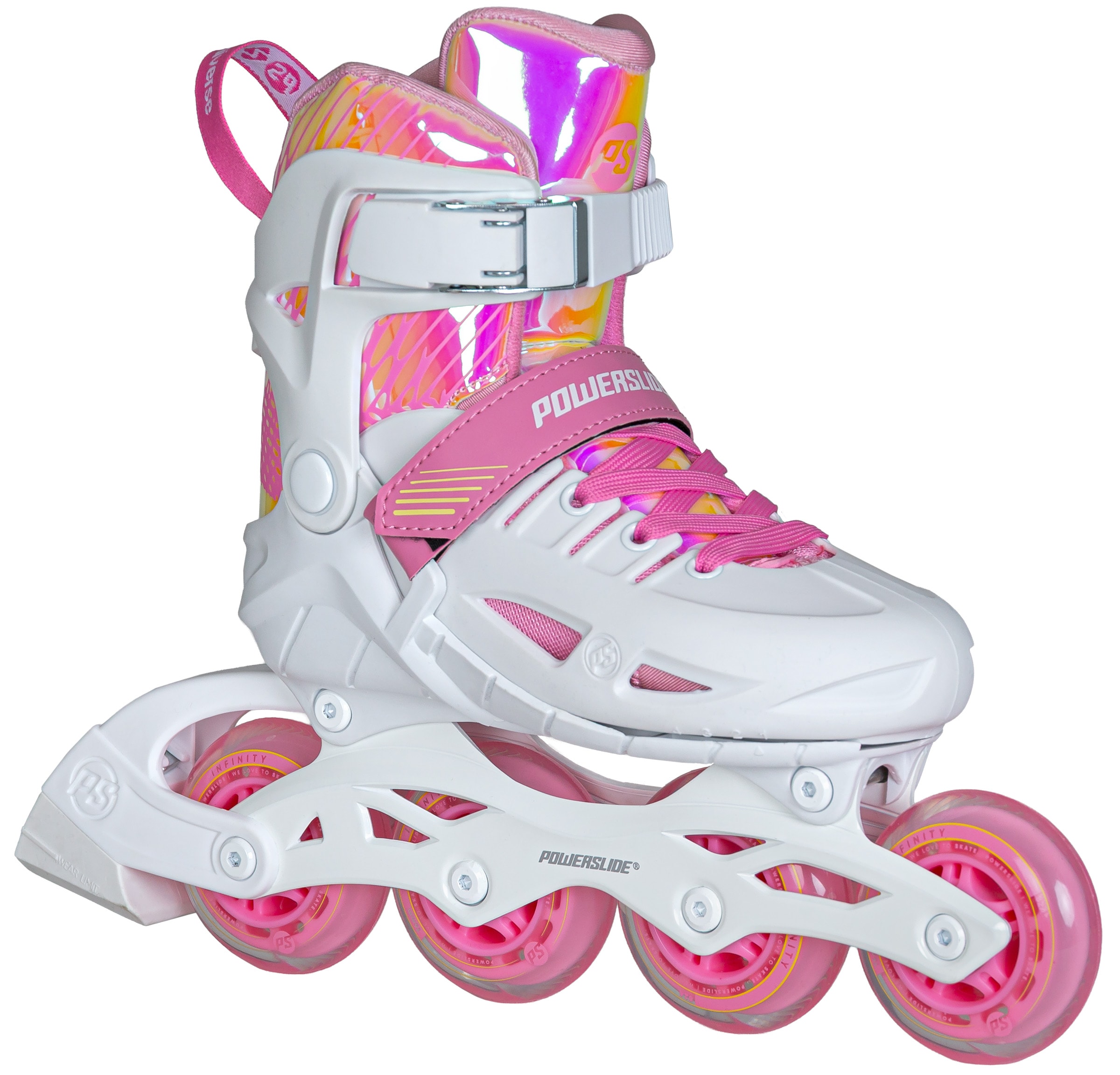 Powerslide Patins à roulettes »Universe Pink 4W Kids adj«