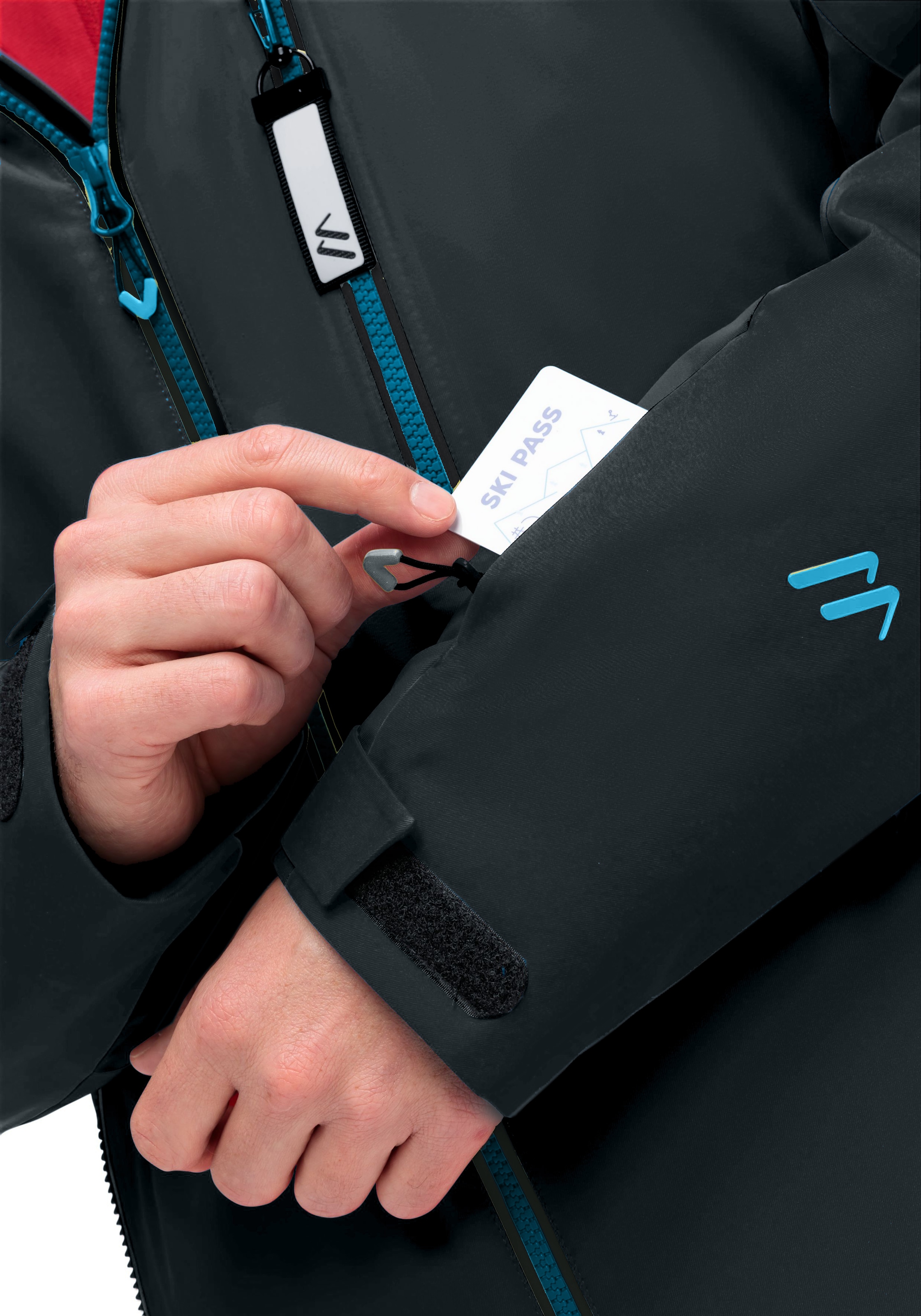 Maier Sports Veste de ski »Oravice« Herren Winterjacke mit RV-Taschen und Kapuze, wasserdicht