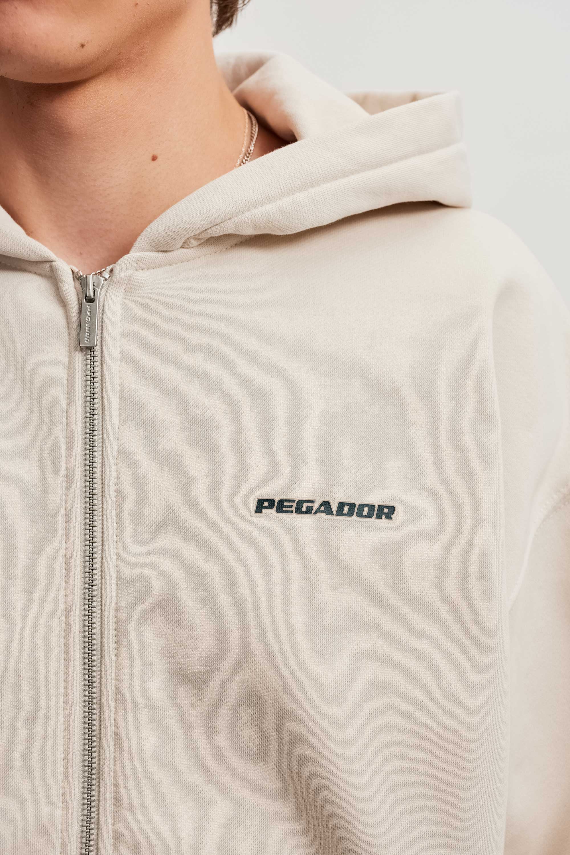 PEGADOR Sweat à capuche »Binibeca Oversized Sweat Jacket« mélange de coton, oversize