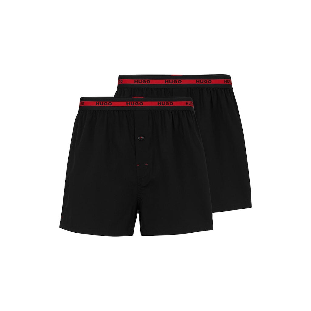 HUGO Underwear Boxershorts »WOVEN BOXER TWINPACK«