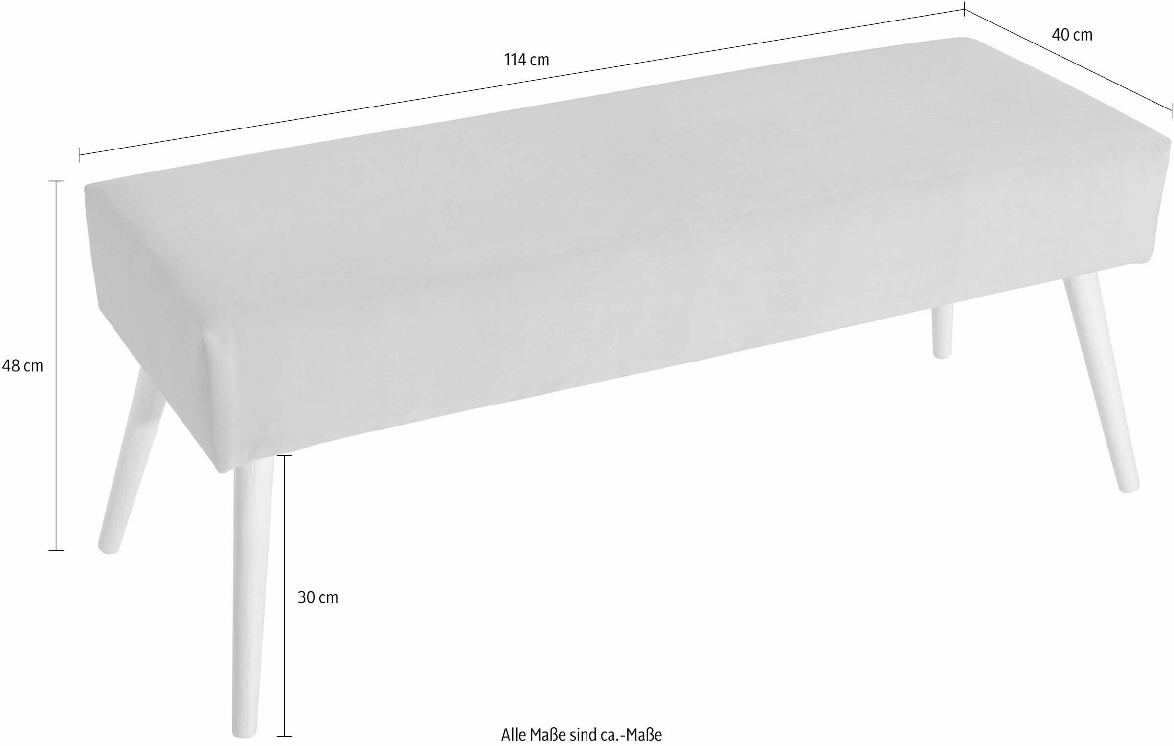 Max Winzer® Sitzbank »Sit«, mit hohen konischen Füssen
