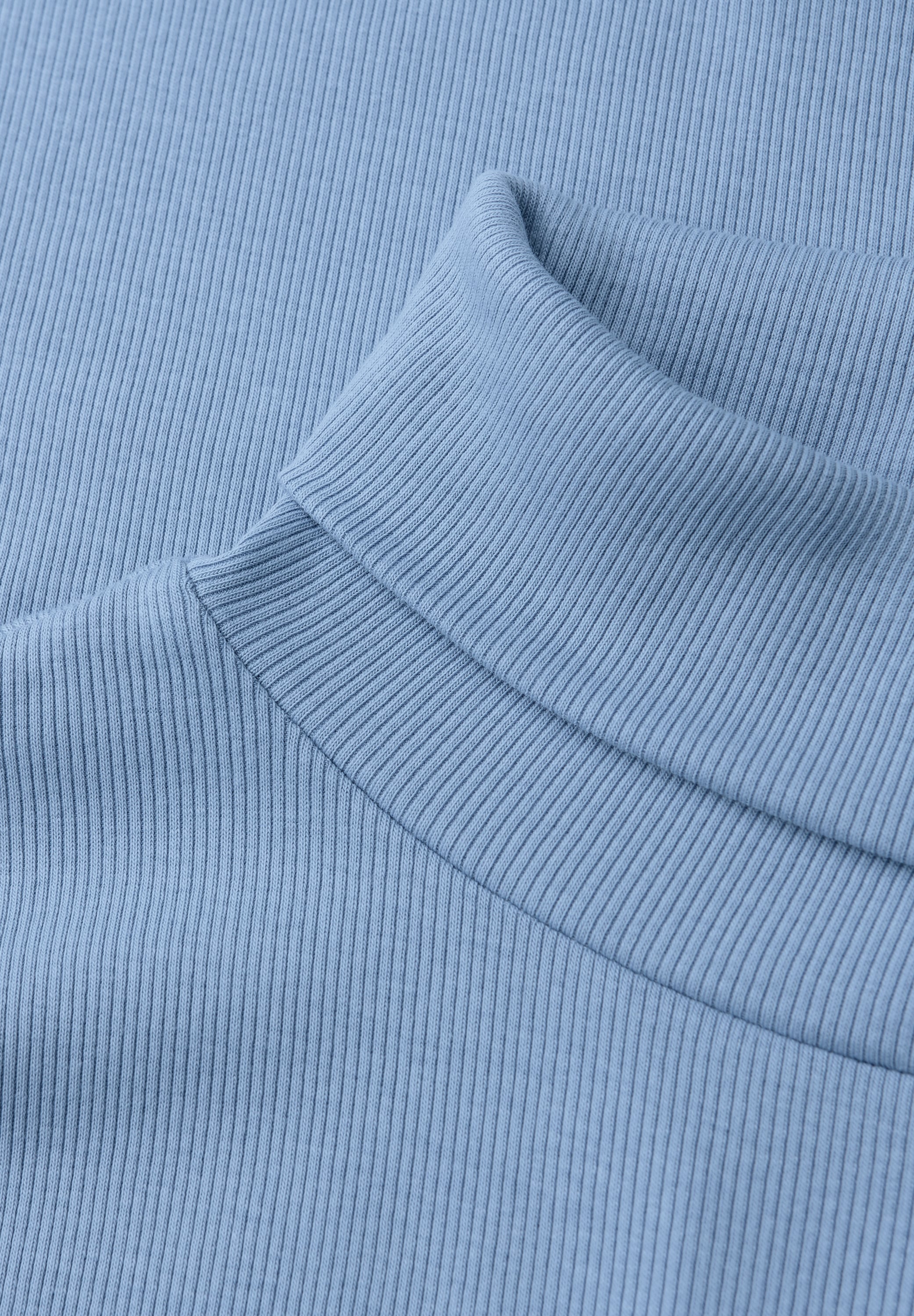 STREET ONE Langarmshirt mit Rippstruktur