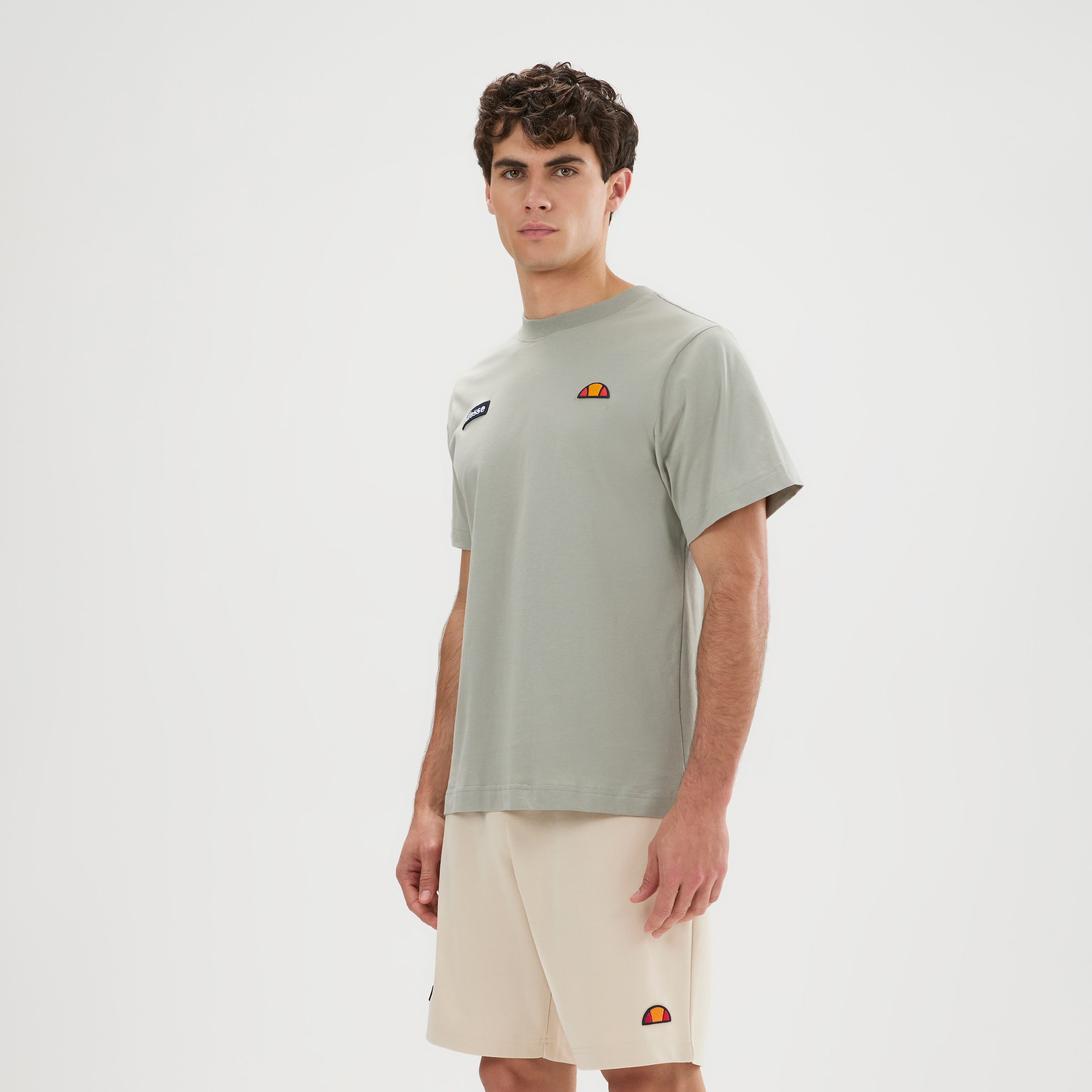 Image of Ellesse T-Shirt "FLORAN TEE" mit Rundhalsausschnitt, Kurzarm-Design, aus Baumwolle, normale Länge