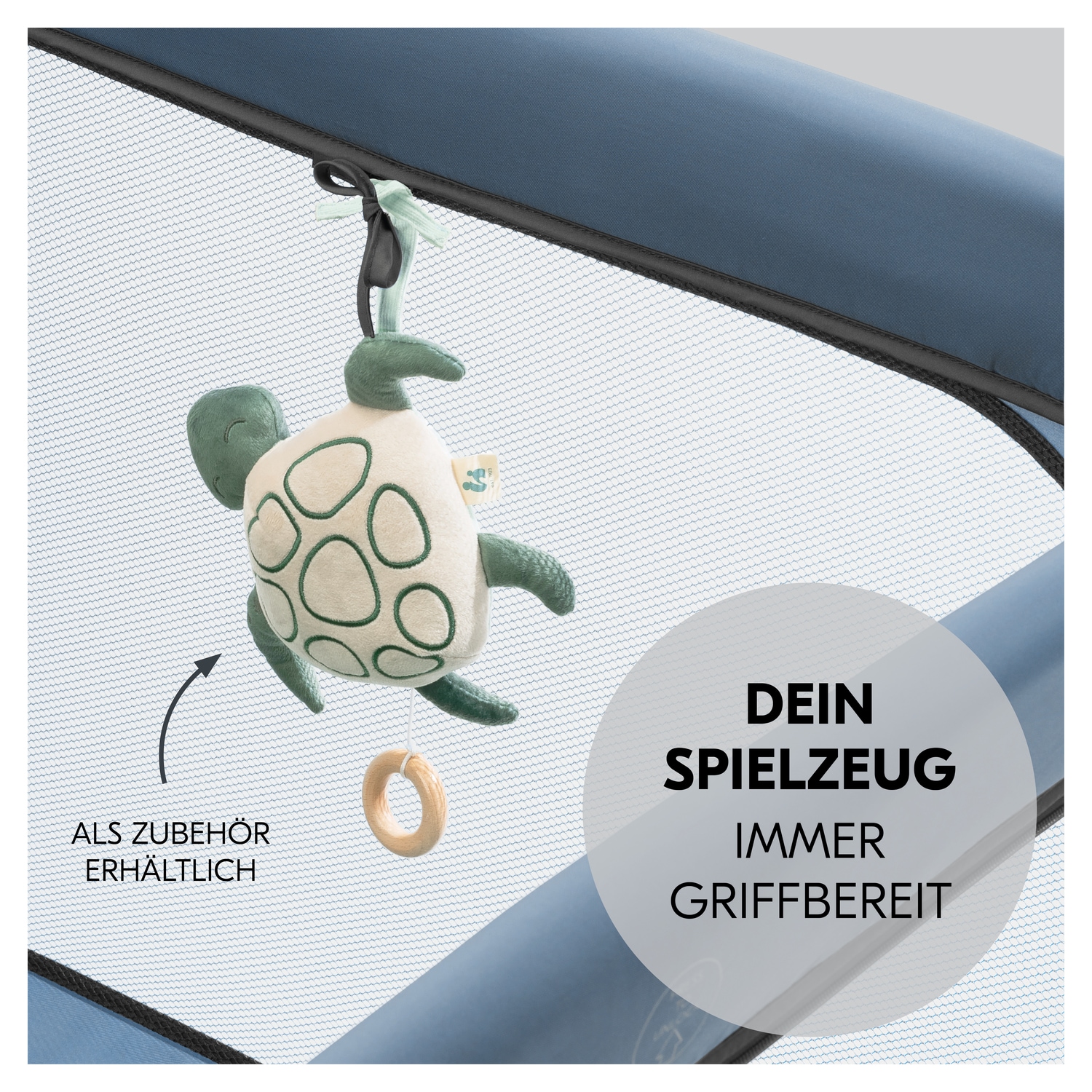 Hauck Lit de voyage pour bébé »Sleep N Play SQ, Set dark blue« inklusive Schaumstoff-Matratze