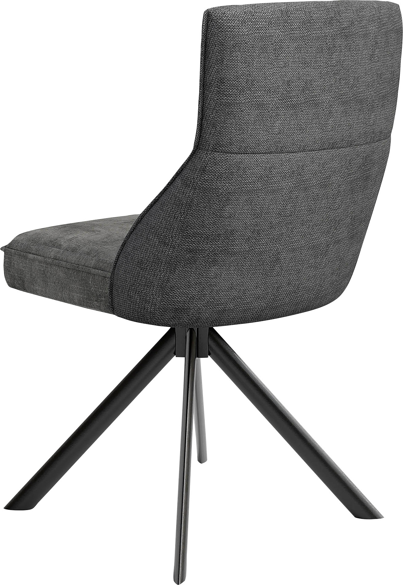 byLIVING Esszimmerstuhl »California«, (Set), 2 St., Samtstoff Velvet-Webstoff, 2er-Set, mit Taschenfederkern, 180 Grad drehbar mit Rückholfunktion