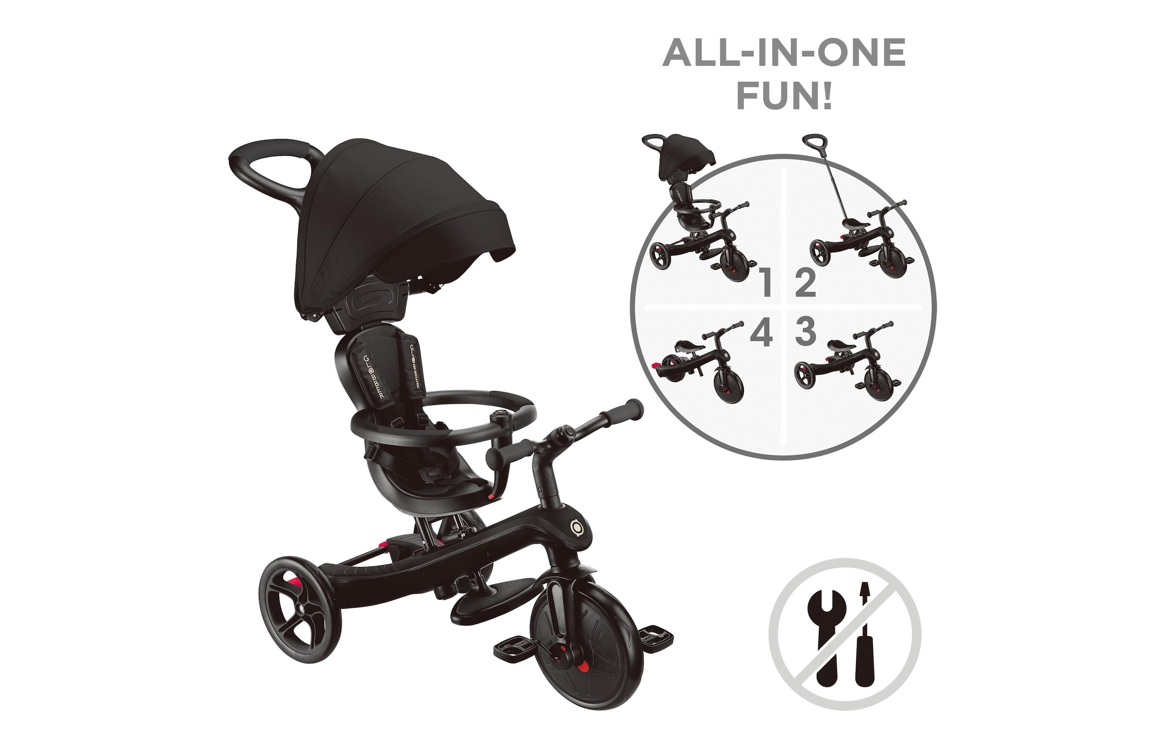 Globber Dreirad »Trike Explorer 4 in 1«