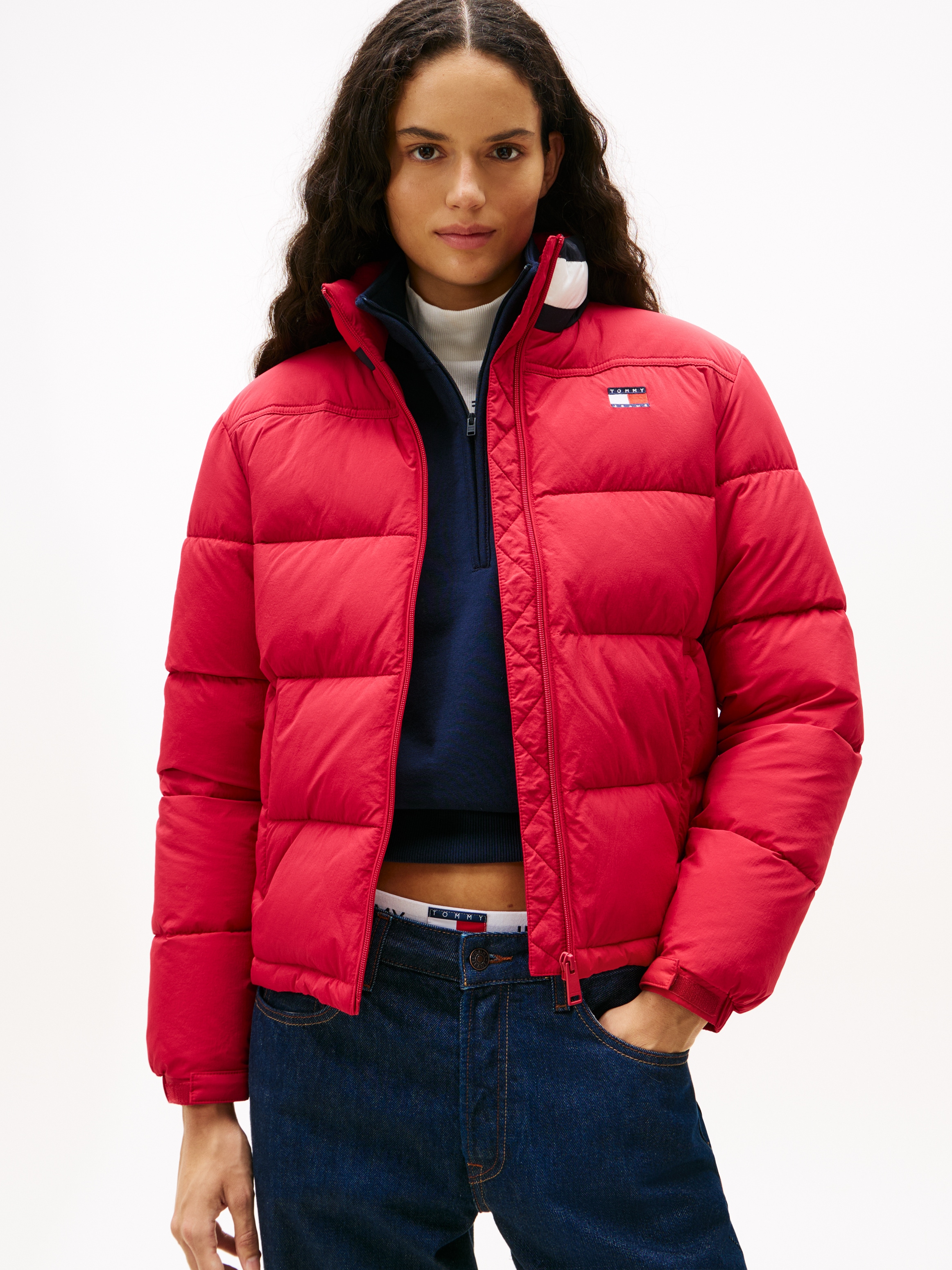 Image of Tommy Jeans Steppjacke "TJW ESS PUFFER FLAG JACKET EXT"