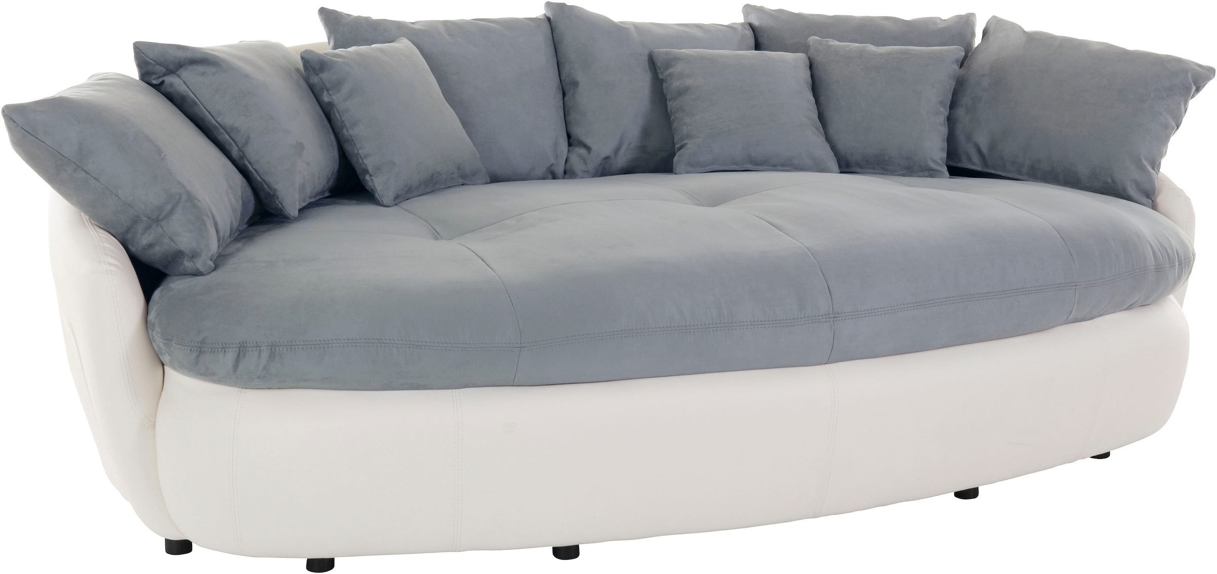 COTTA Canapé Big »Aruba« méga canapé confortable XXL en forme organique avec nombreux coussins