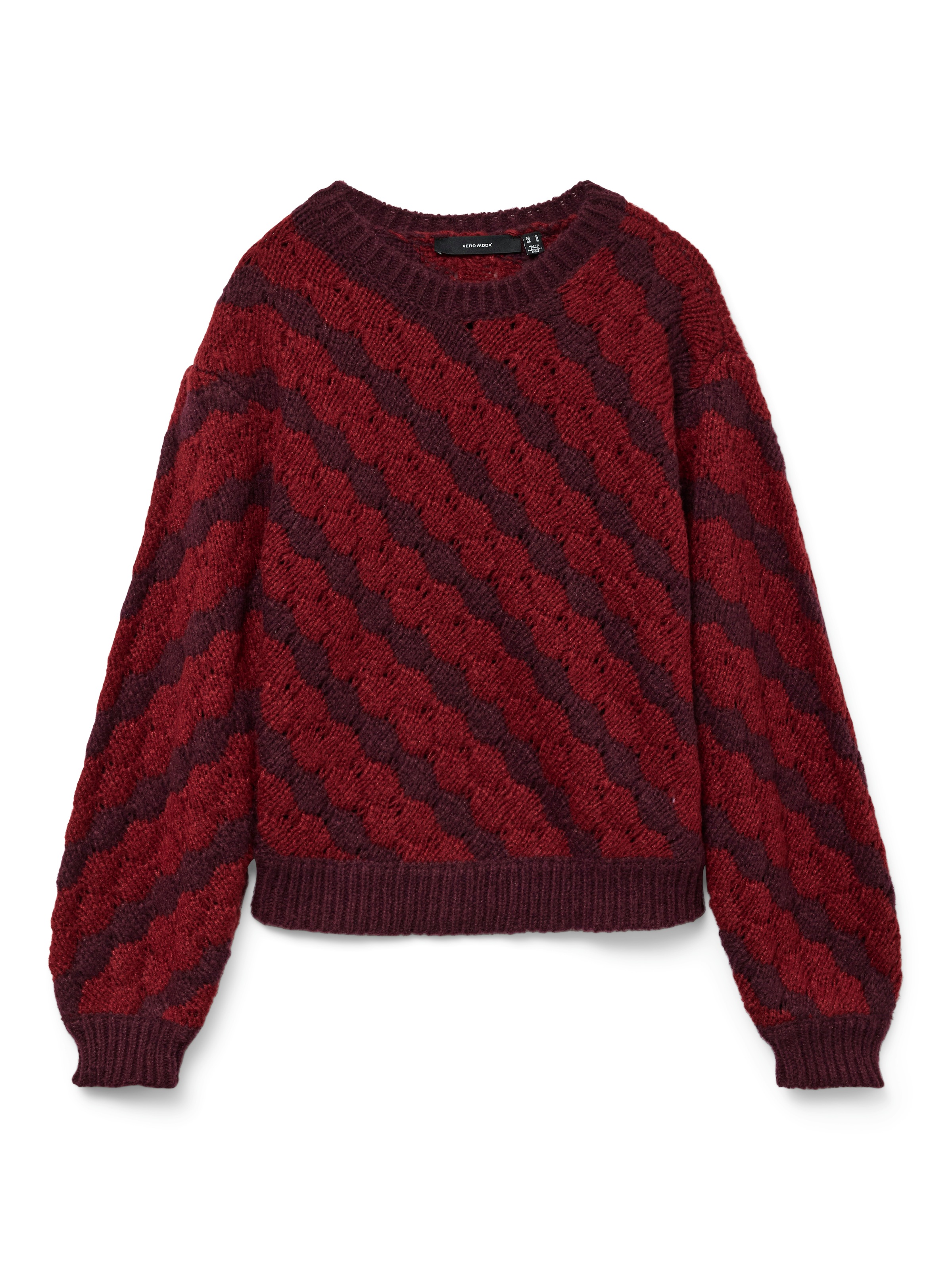 Image of Vero Moda Strickpullover "VMBUBLY LS O-NECK PULLOVER BOO"