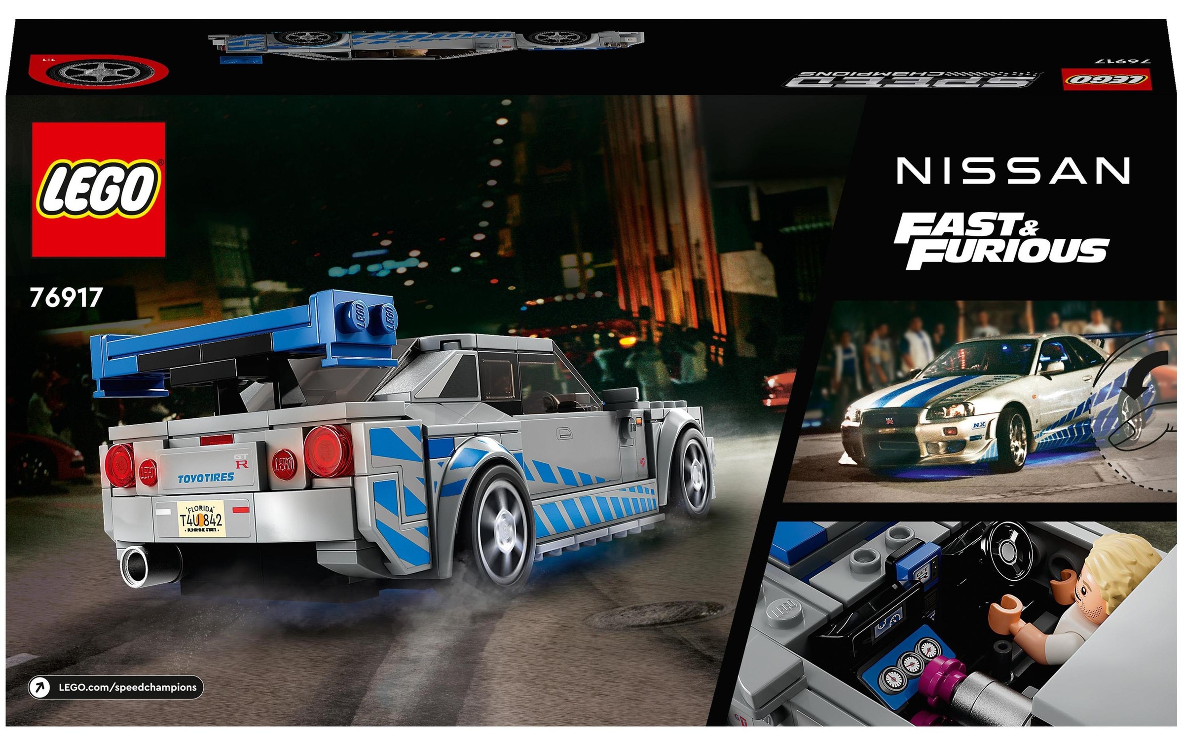 LEGO® Spielbausteine »2 Fast 2 Furious - Nissan Skyline«, (319 St.)