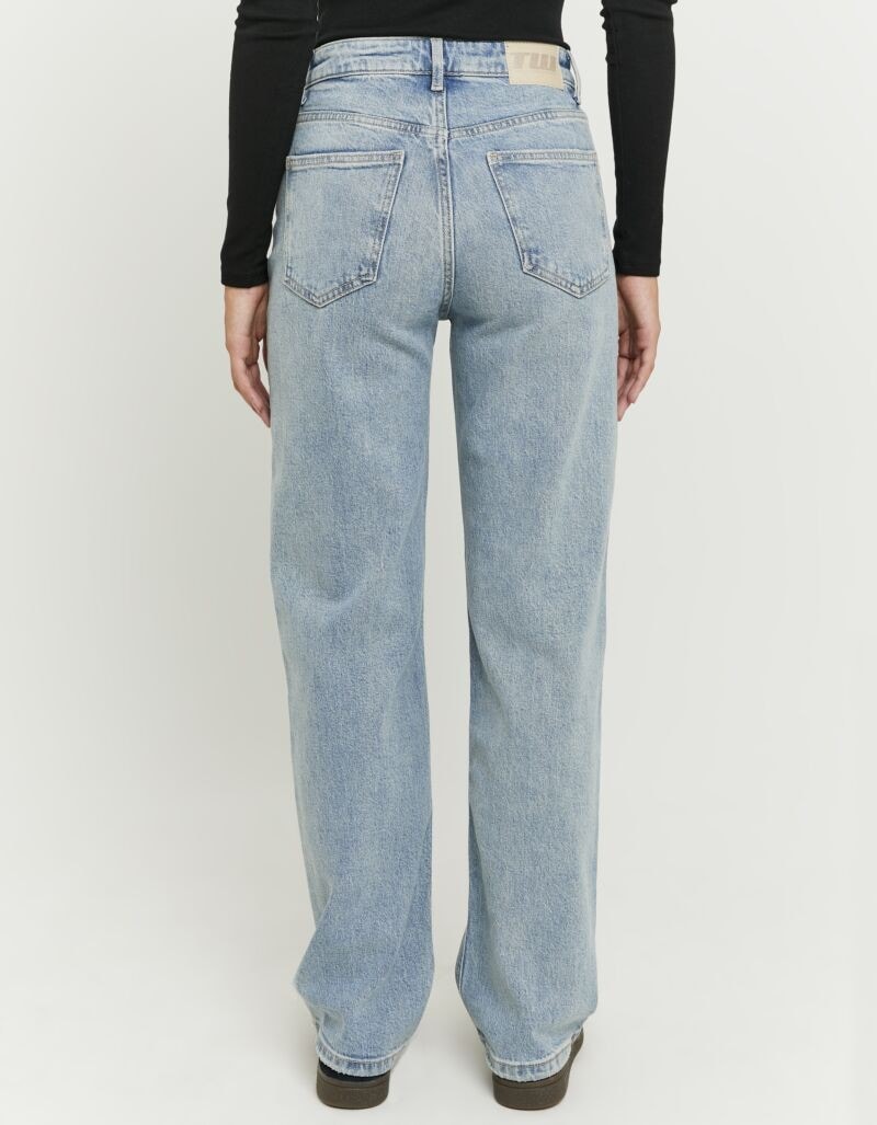 Tally Weijl Jeans taille haute »SPADEPEPPER« Baumwollmischung, High-Waist mit geradem Beinverlauf