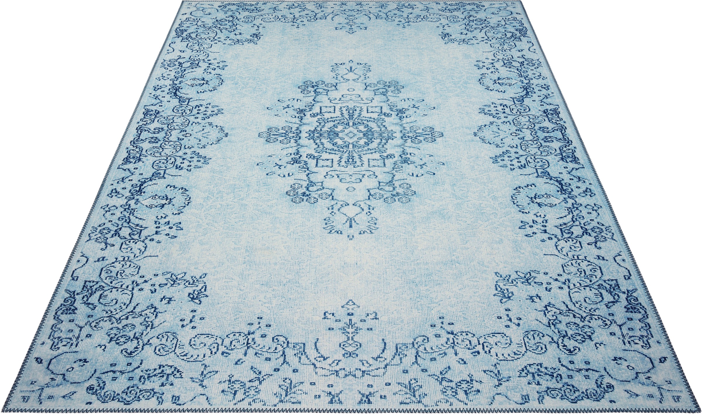 Image of Leonique Teppich »Tuan«, rechteckig, 6 mm Höhe, Orient Optik, Vintage Design, Used-Look, Robust & Pflegeleicht, Rutschhemmende Rückenbeschichtung, ideale Teppiche für Wohnzimmer, Schlafzimmer, Arbeitszimmer, Ankleidezimmer bei Ackermann Versand Schweiz