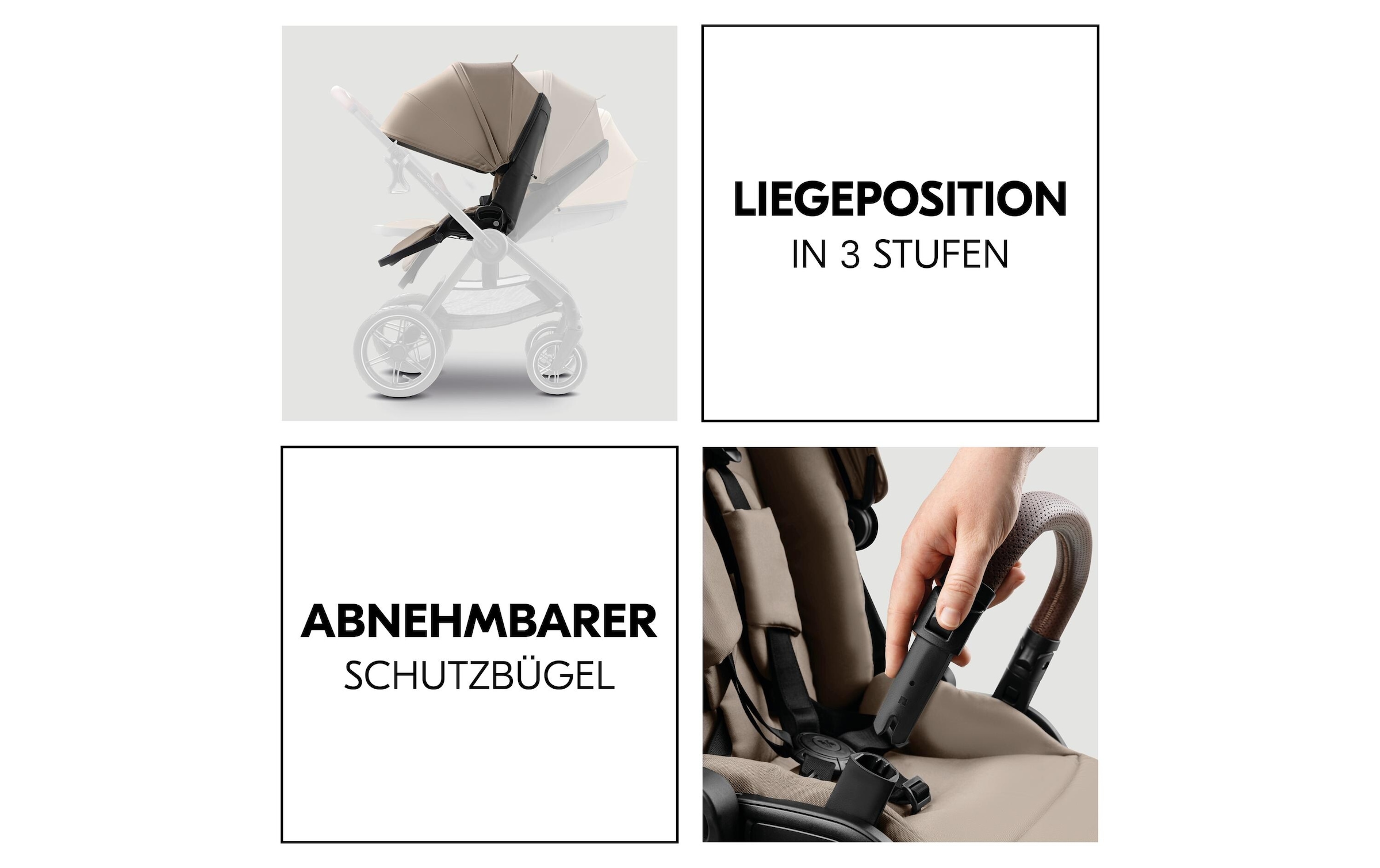 Hauck Poussette combinée »Comfort N Care Air« 22 kilos Belastbarkeit bis 22 kg