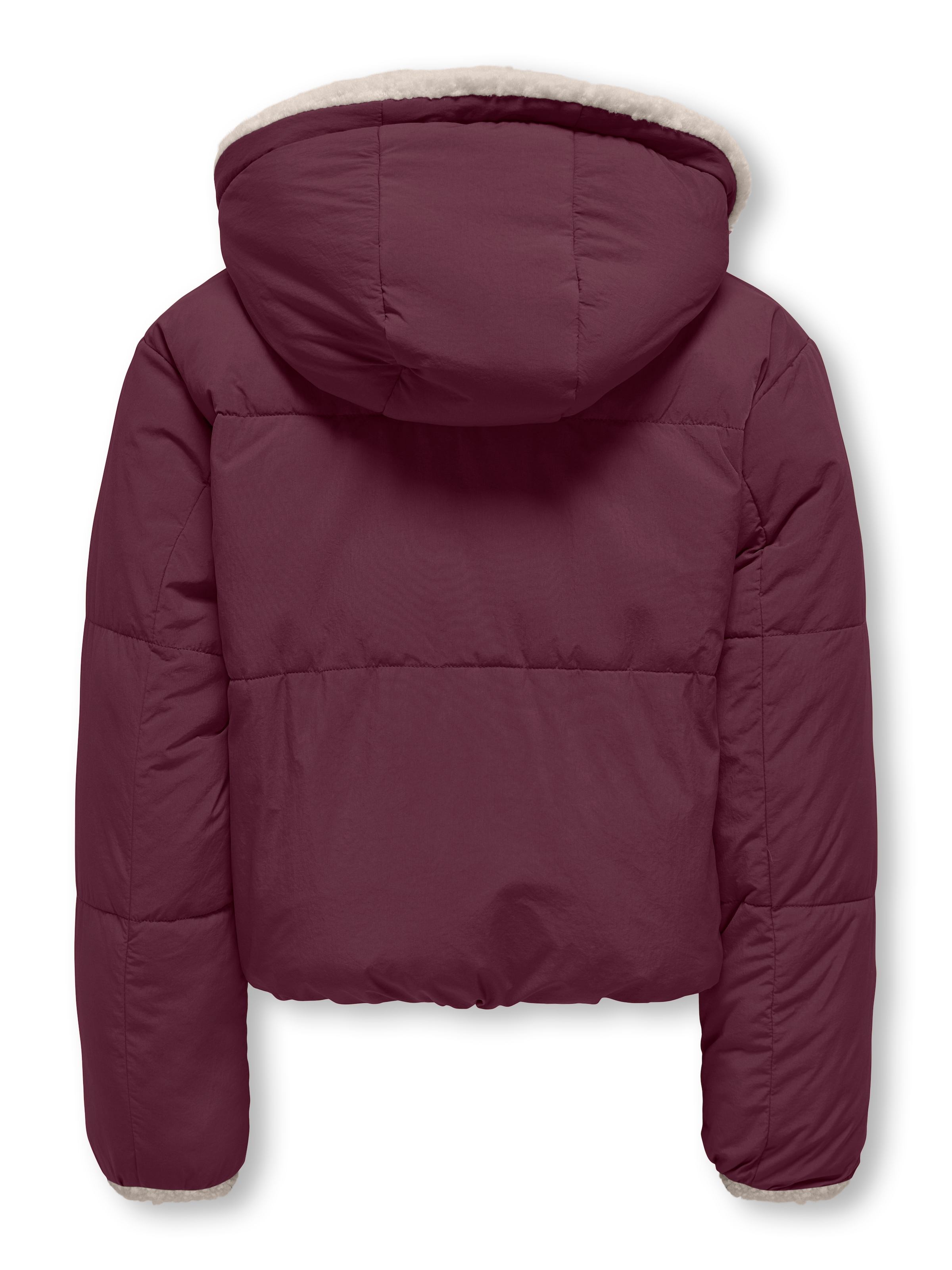 KIDS ONLY Steppjacke »KOGMARIA REVERSIBLE PUFFER JACKET OTW«, mit Kapuze, als Plüschjacke oder Steppjacke tragbar
