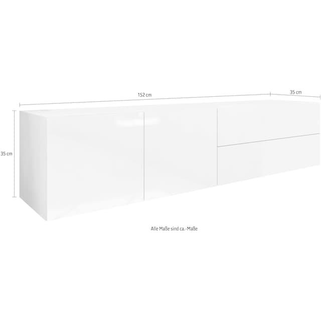 borchardt Möbel Lowboard »Vaasa«, Breite 152 cm, nur hängend jetzt kaufen