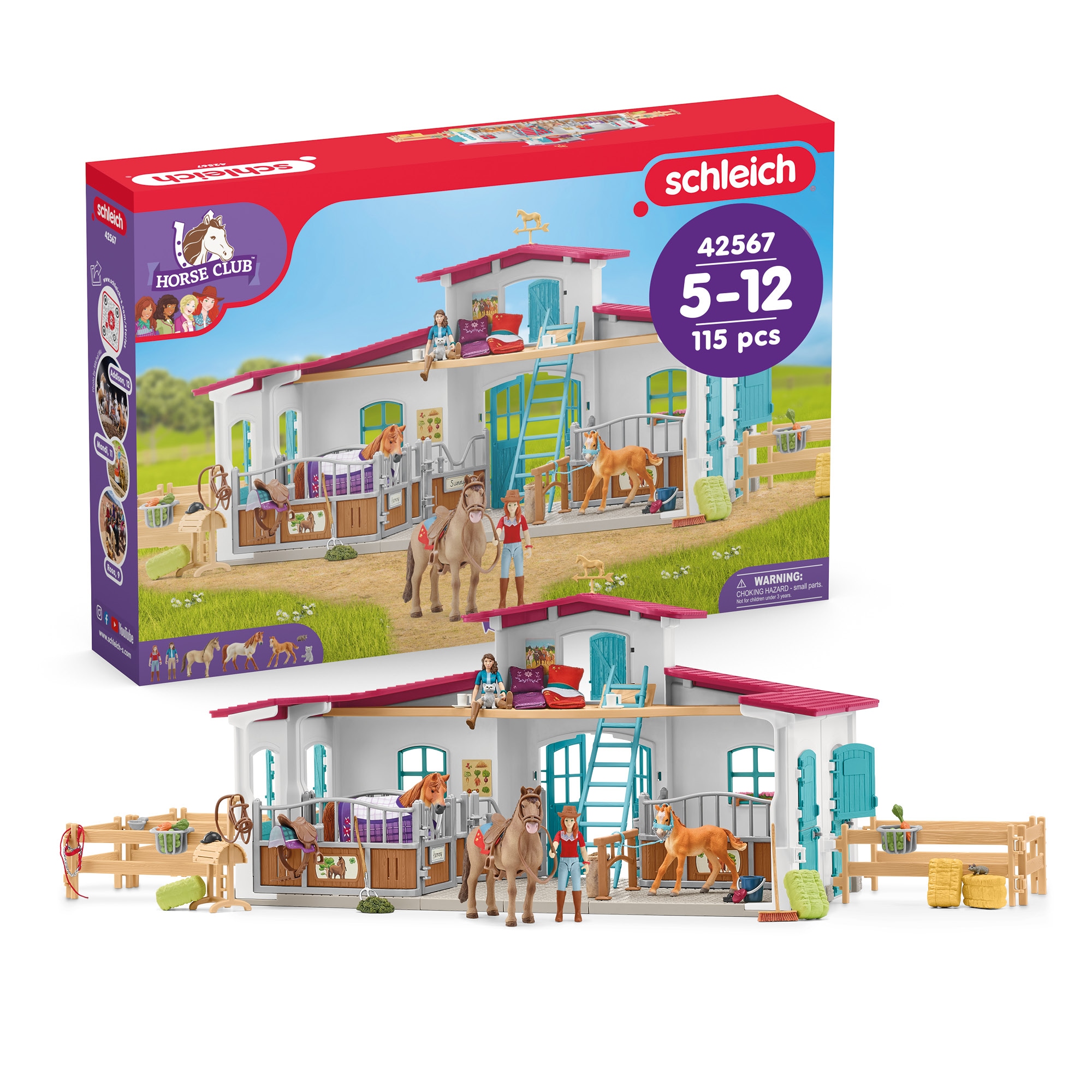 Image of Schleich Spielwelt "HORSE CLUB, Reiterhof (42567)"