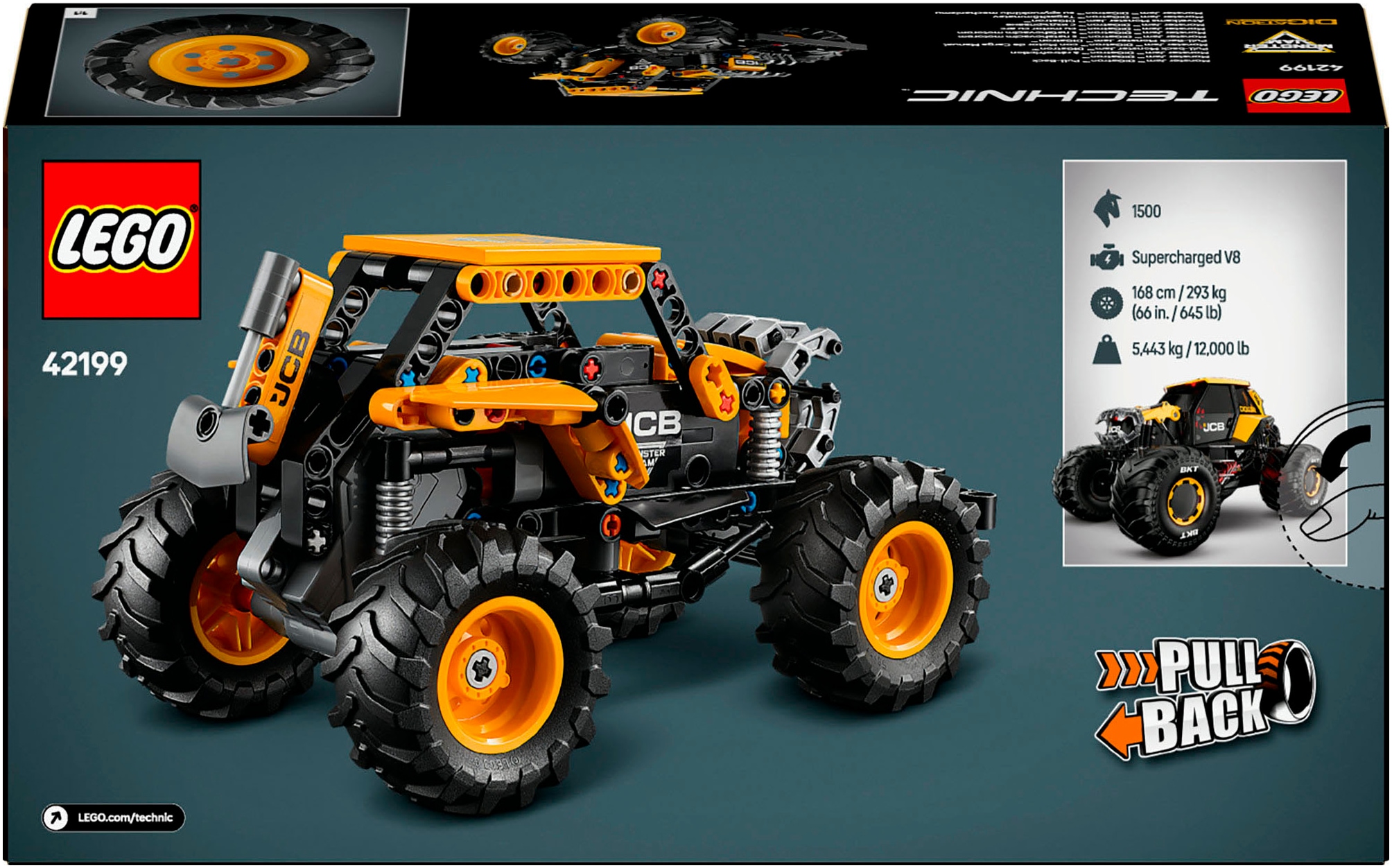 LEGO® Pions de construction »Monster Jam™ DIGatron™ (42199), LEGO Technic« Made in Europe
