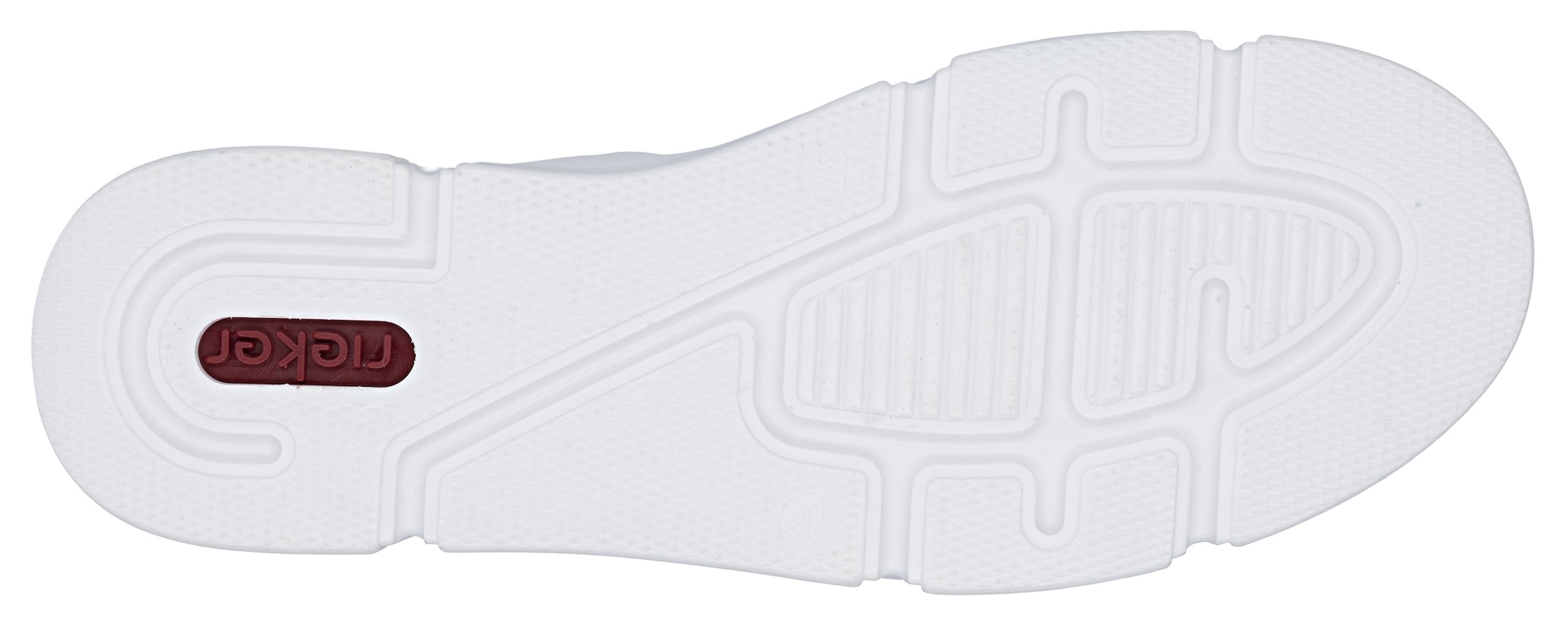 Rieker Baskets à plateforme  in monochromer Optik, Freizeitschuh, Halbschuh, Schnürschuh