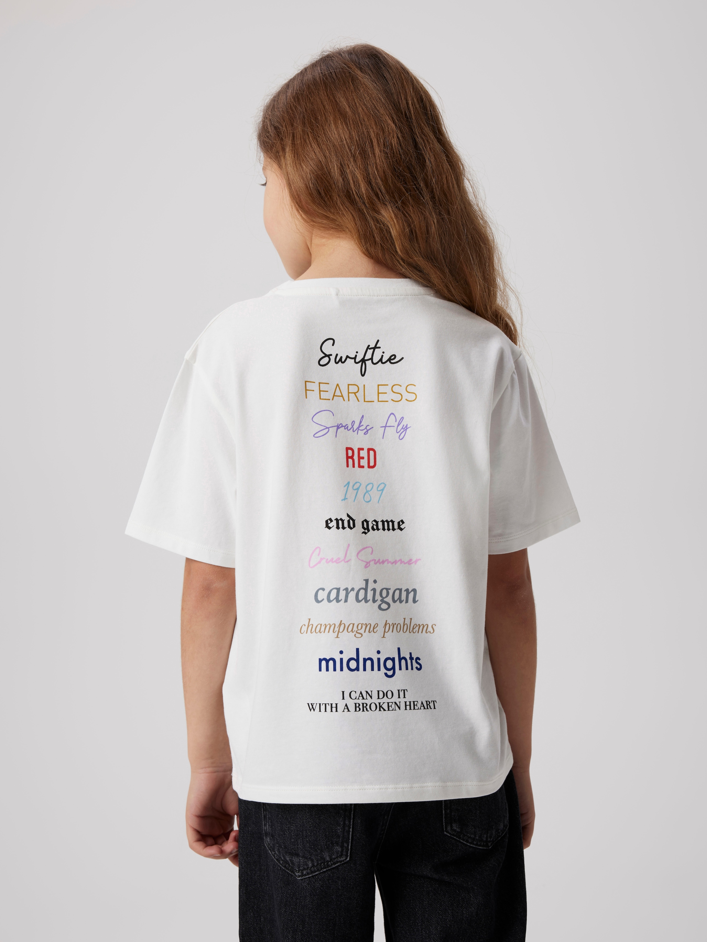 Name It T-Shirt »NKFFERN TSWIFT SS NREG TOP SKY« CELEBRITY ICONS mit Taylor Swift Frontdruck