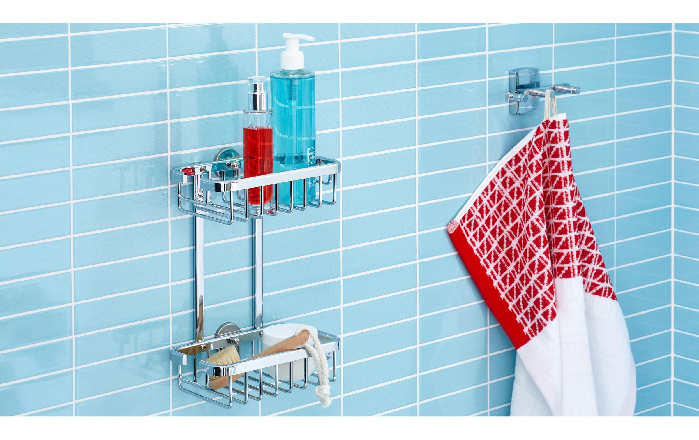 tesa Étagère de salle de bain »Aluxx zweistöckig«