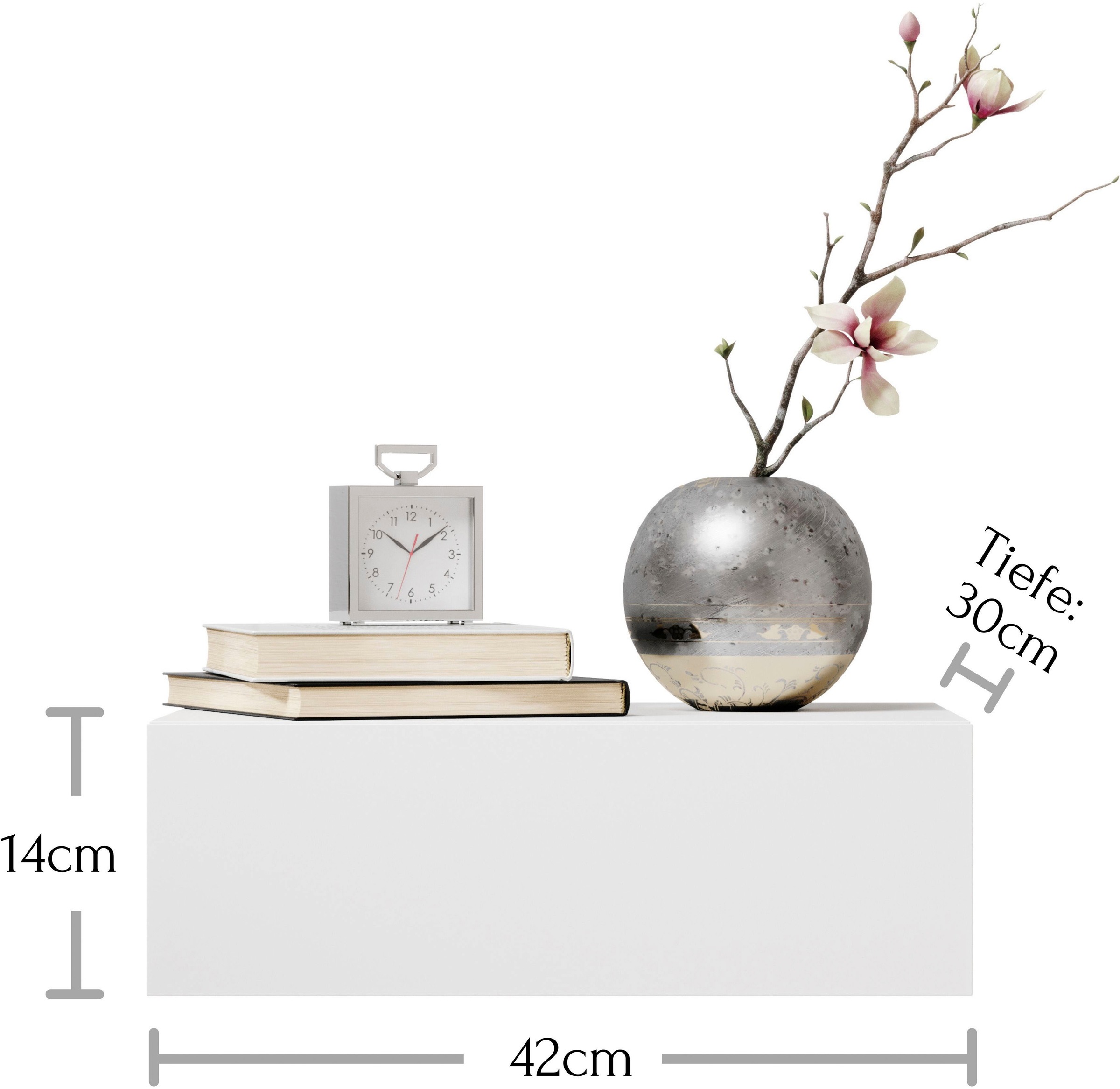 Schlafkontor Table de nuit »Tajo« mit Schublade, Nachtkonsole für Wandmontage