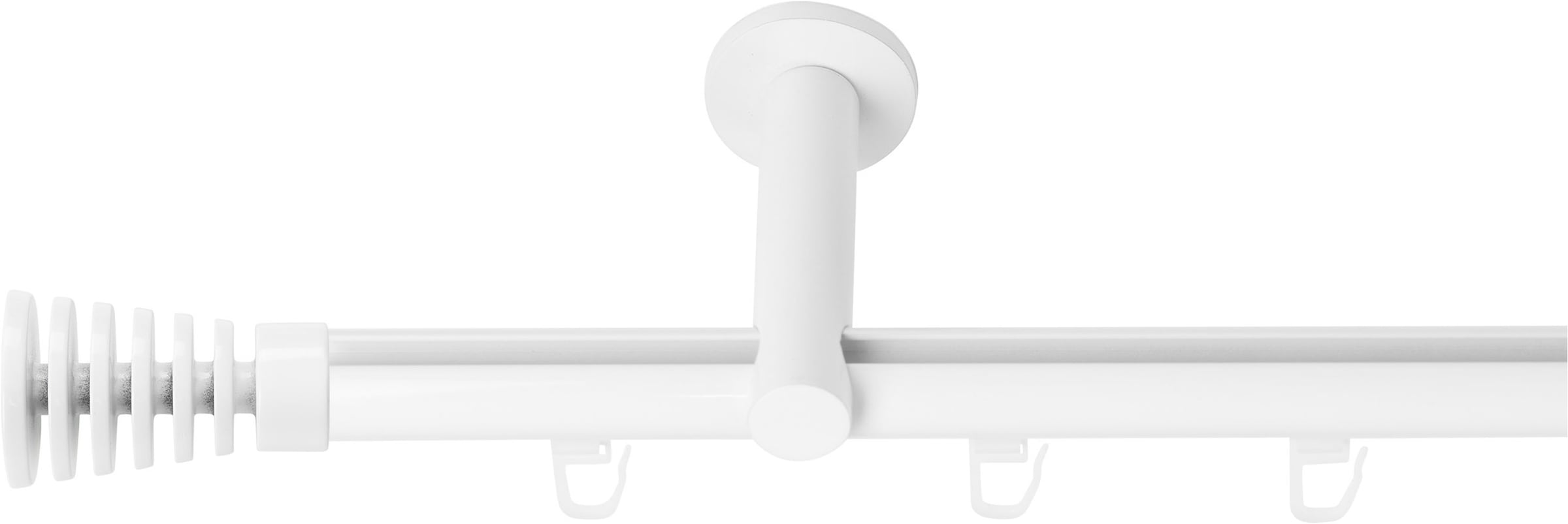 SN DECO GROUP Gardinenstange Ø 19 mm 1 läufig-läufig Fixmass;kürzbar