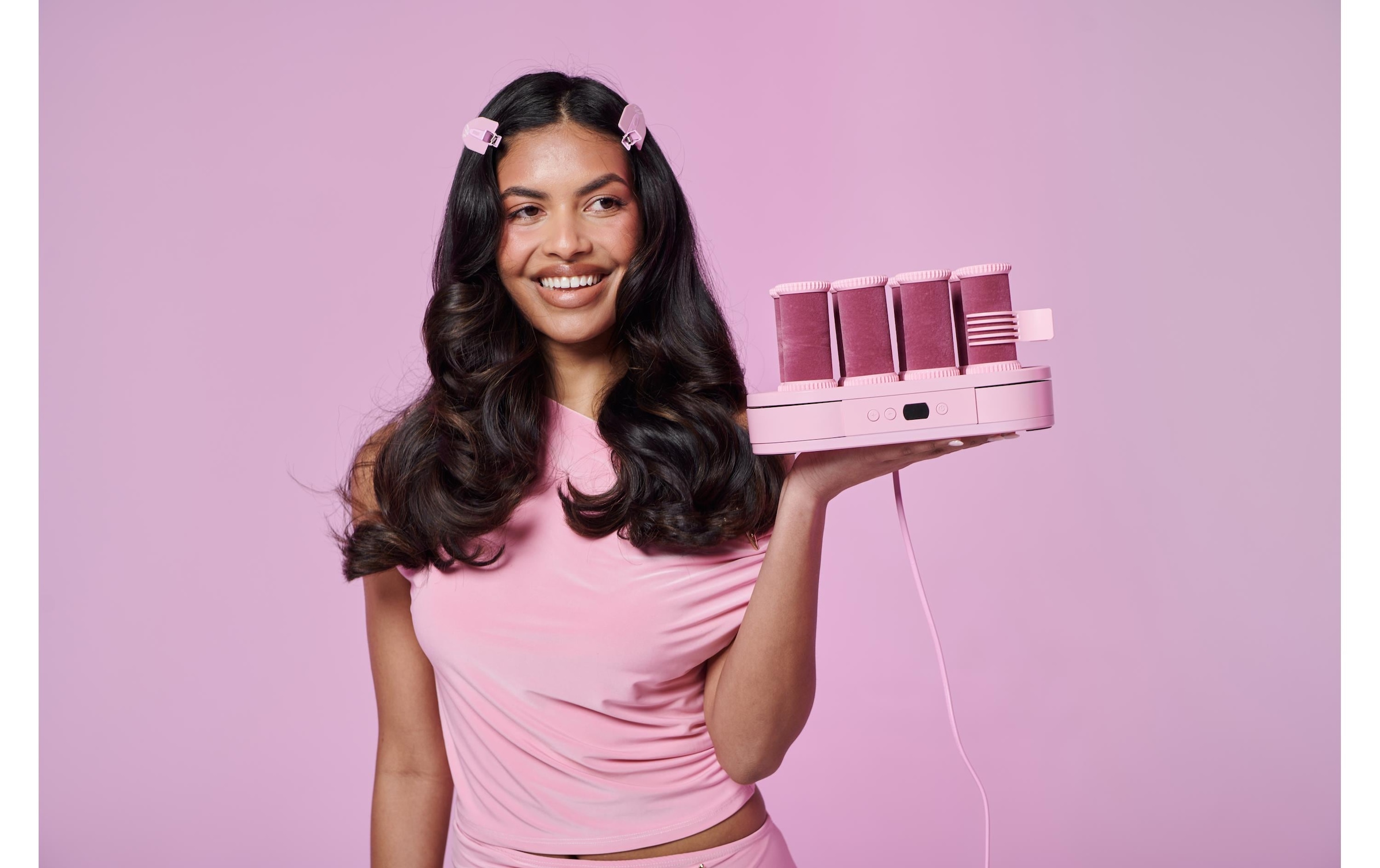 Mermade Hair Bobines chauffantes »Hot Rollers Digital« 10 Lockenwickler Digitale Heizwickler mit 10 Keramikwicklern und 5 Temperaturstufen