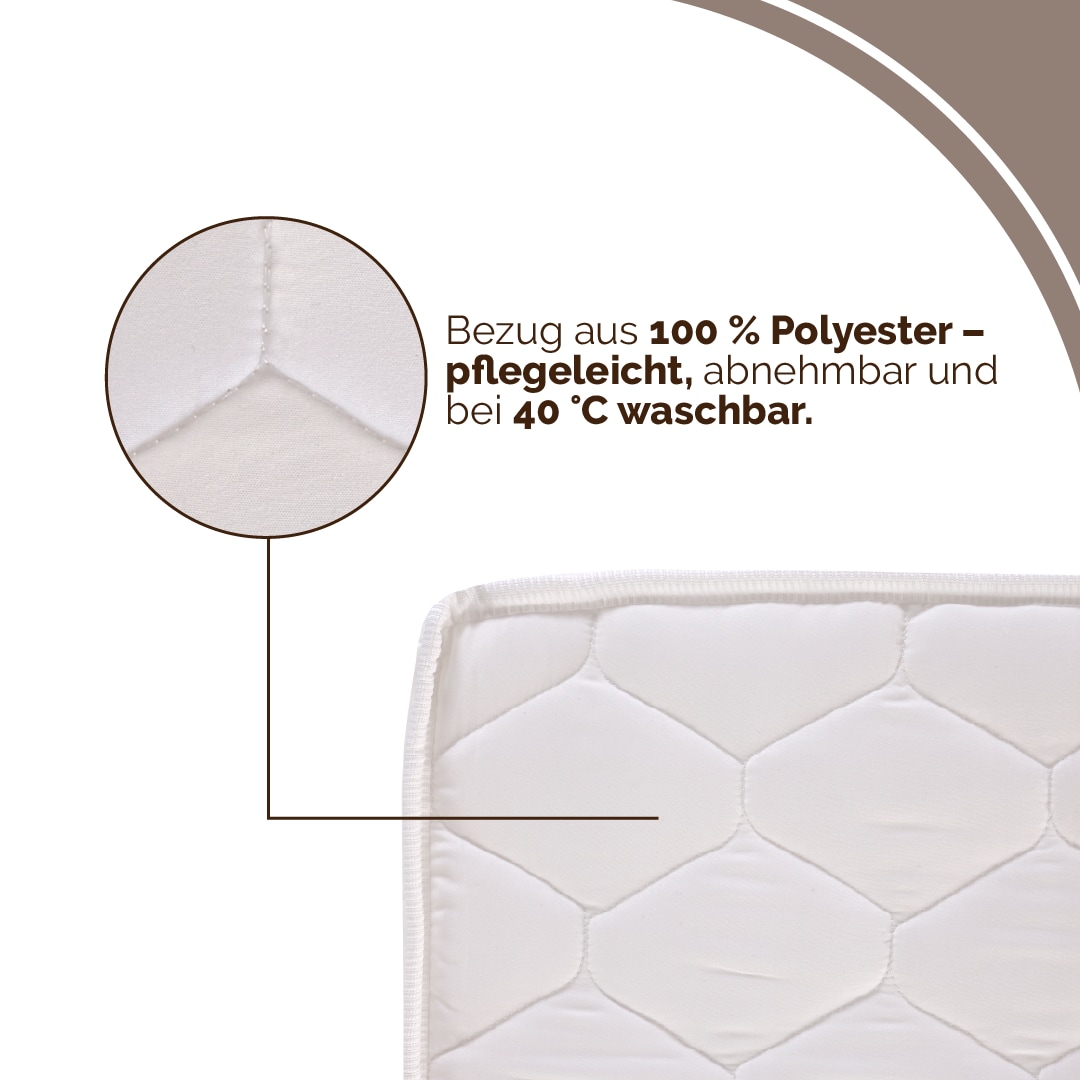 DI QUATTRO Matelas mousse confort »Matratze Caravan« 10 cm hoch Raumgewicht: 28 kg/m³ 1 cuis tlg. Matratze in verschiedenen Grössen erhältlich, atmungsaktive Matratze