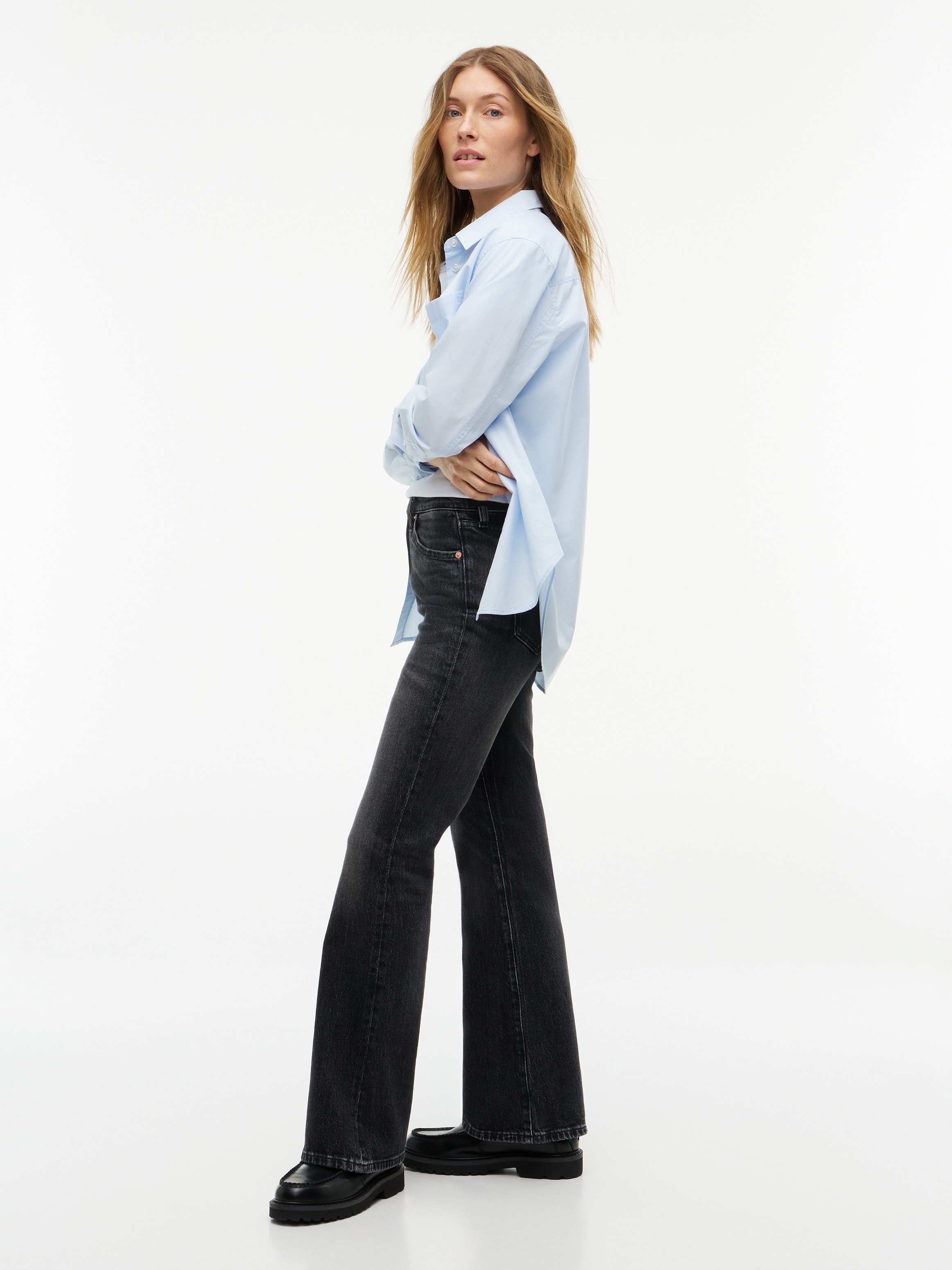 Tommy Jeans Jeans bootcut »SYLVIA HIGH RISE BOOTCUT DJ0187« mélange de coton