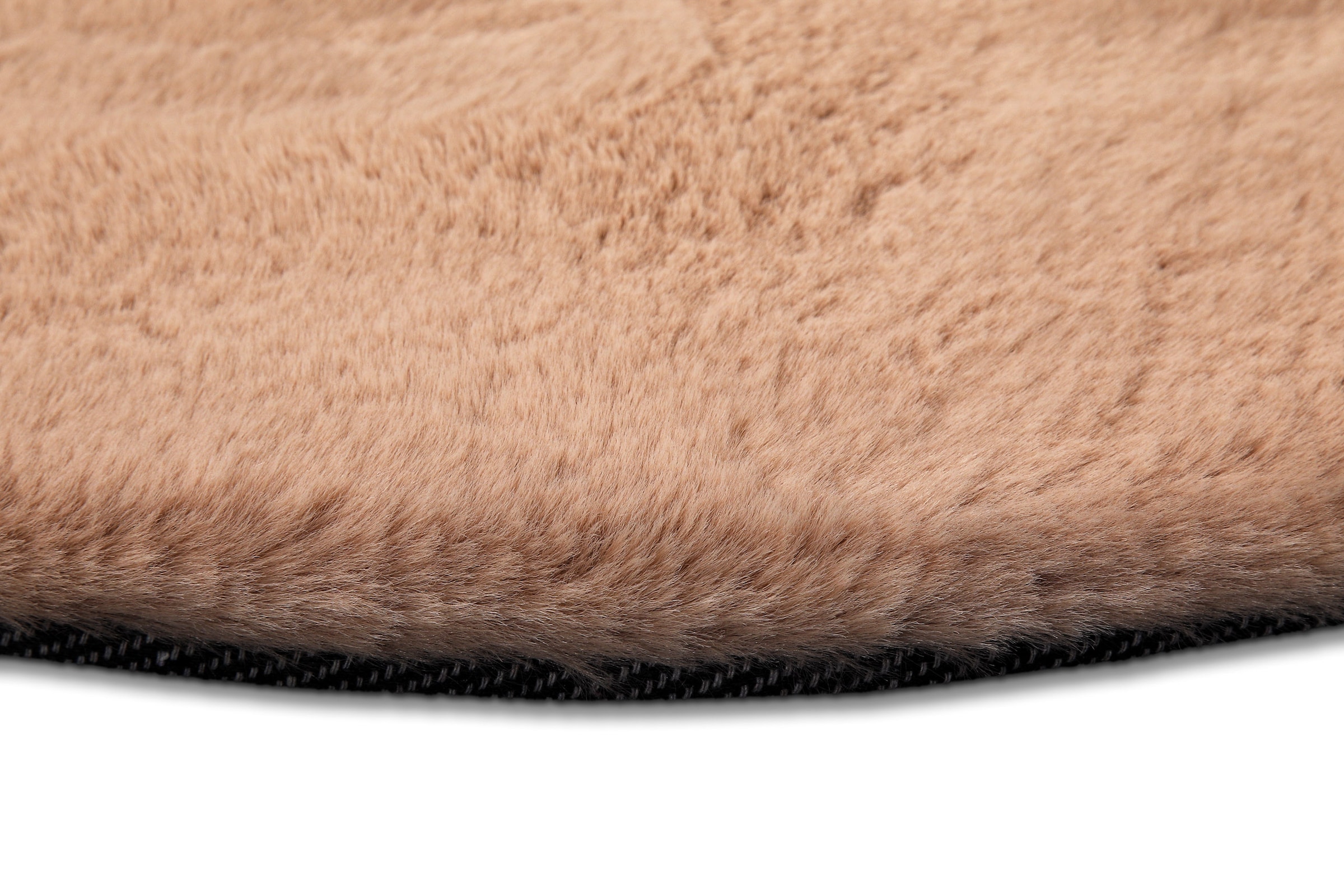 Esprit Hochflor-Teppich »Alice  ESP-4377  Kunstfell« rund 25 mm Höhe Kaninchenfell-Haptik, besonders weich und dicht, für alle Räume