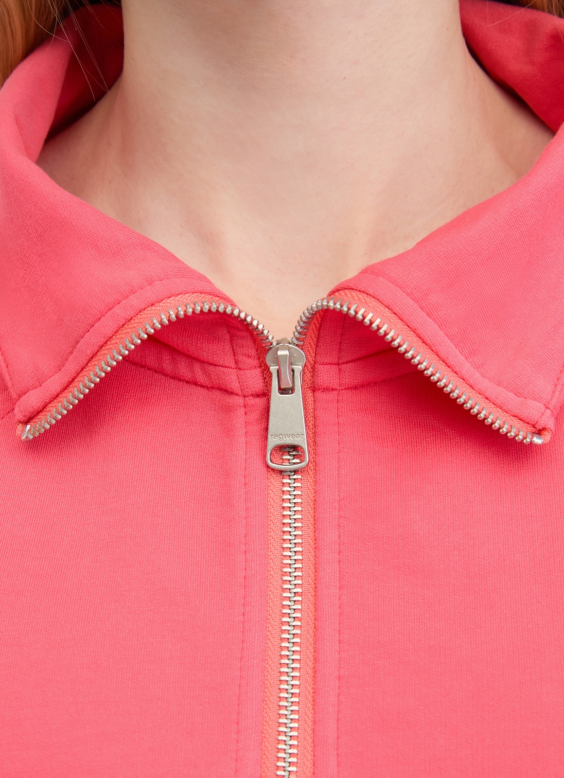 Ragwear Sweatshirt »IZZARA TOP«, mit überschnittenen Schultern und mit Reissverschluss im Troyer-Stil