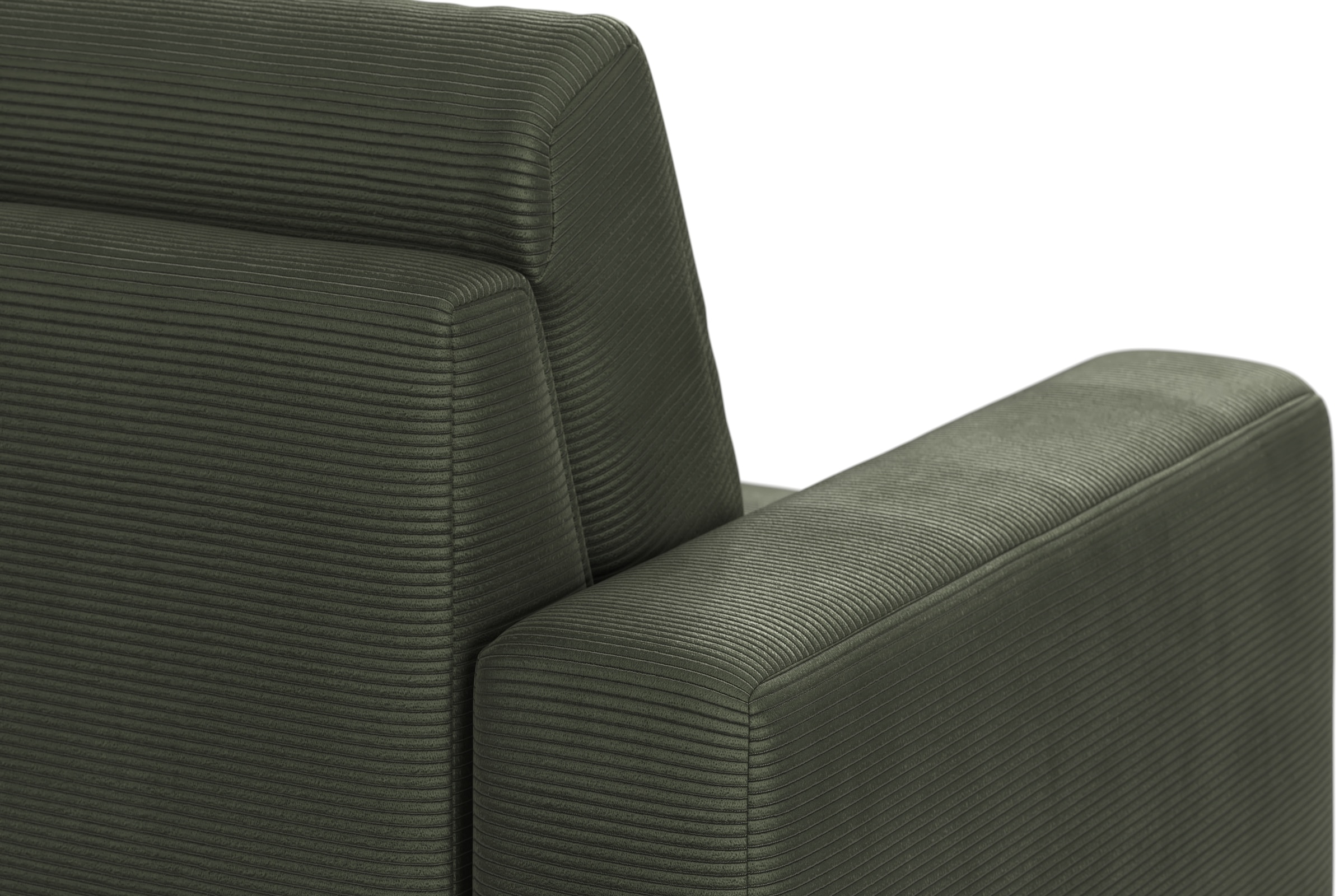 Home affaire Canapé d'angle »Summer L-Form« mit Ottomane, wahlweise mit Bettfunktion und Bettkasten, Cord-Bezug