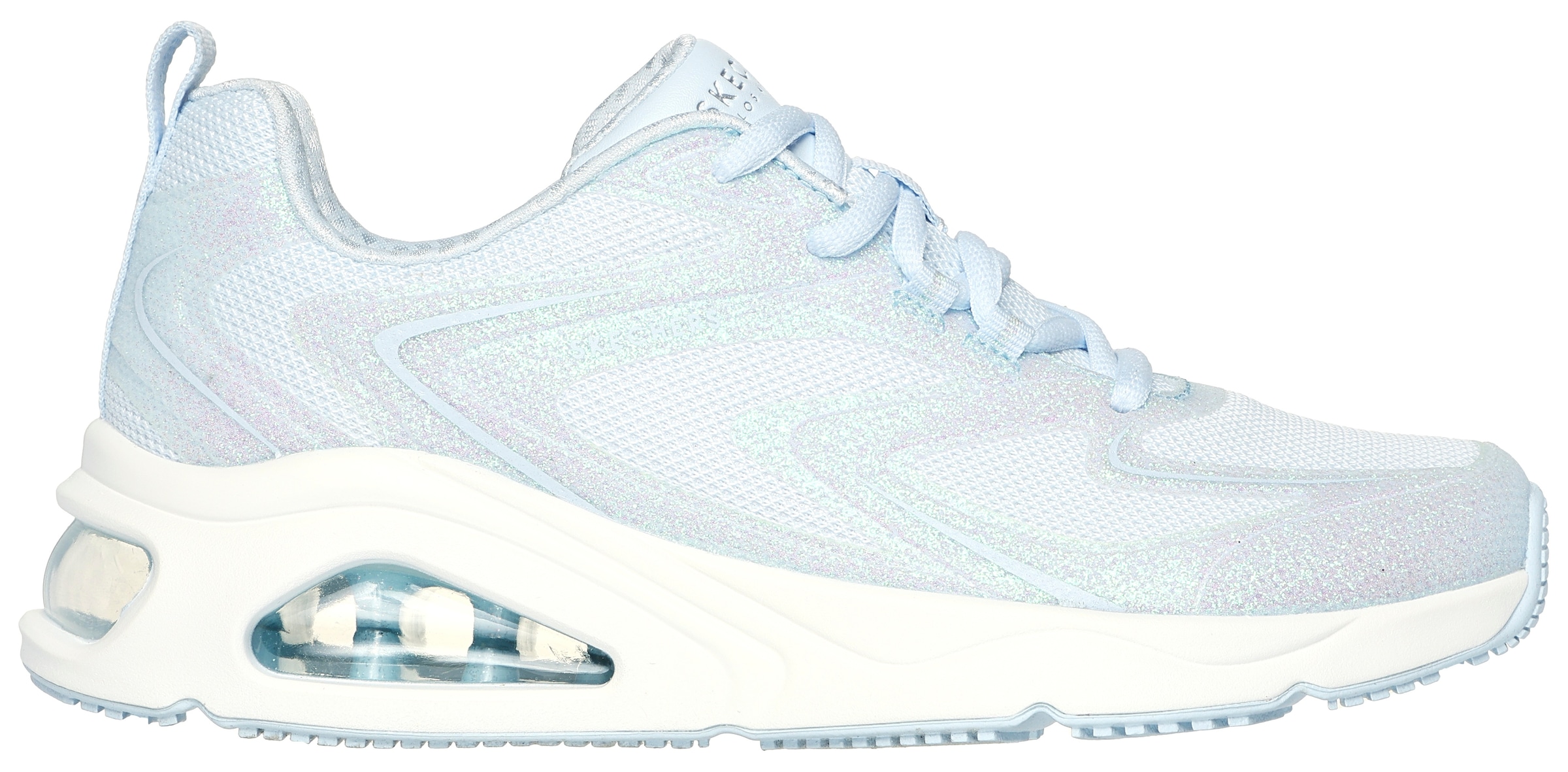 Skechers Keilsneaker »TRES-AIR UNO-GLIT-AIRY«, mit cooler Absatzgestaltung, Freizeitschuh, Halbschuh, Schnürschuh