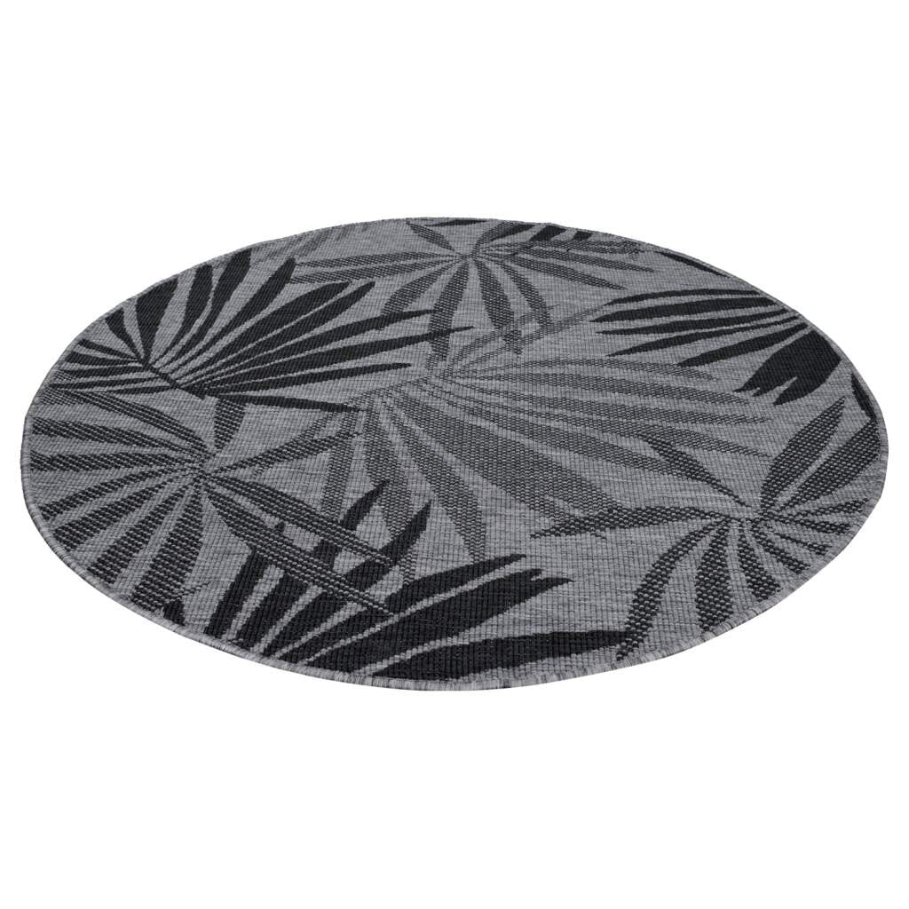 Carpet City Outdoorteppich »DUO RUG 5771« rund 5 mm Höhe Wendeteppich Wetterfest In- & Outdoor, Balkon, Terrasse, Wohnzimmer