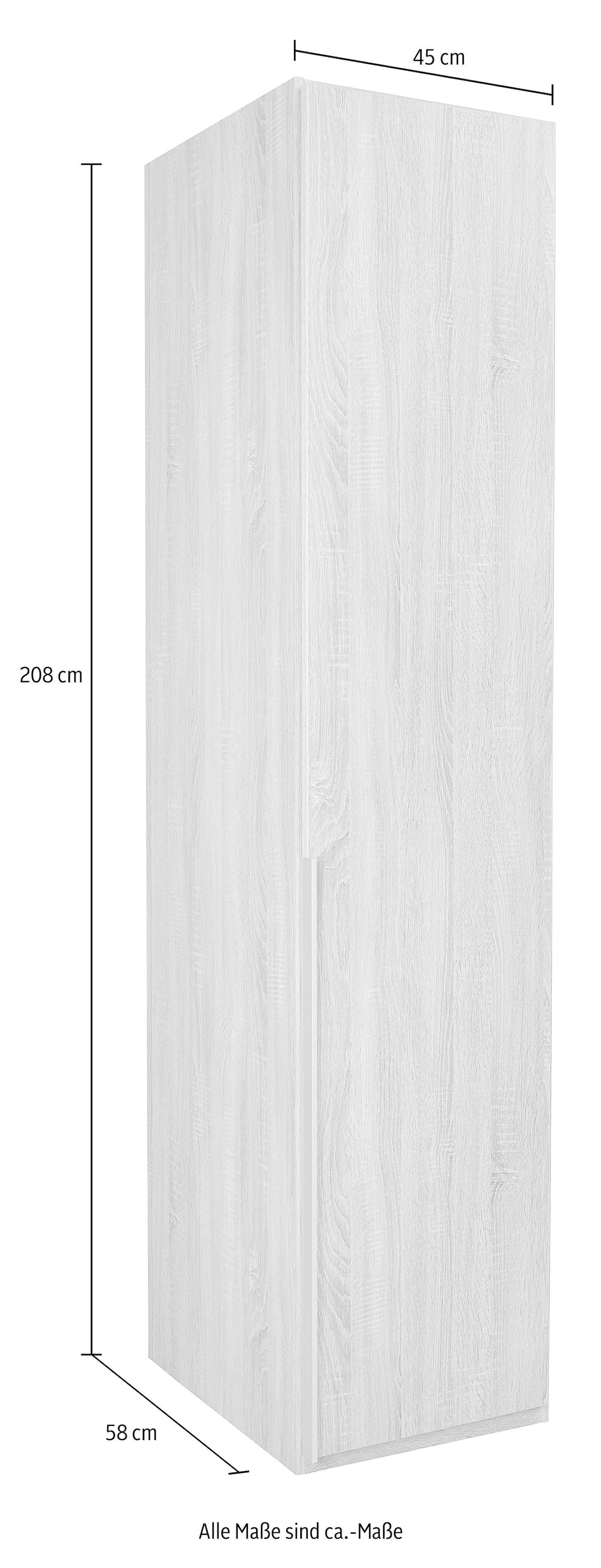 Wimex Kleiderschrank »New York« in vielen Breiten, 208 oder 236cm hoch