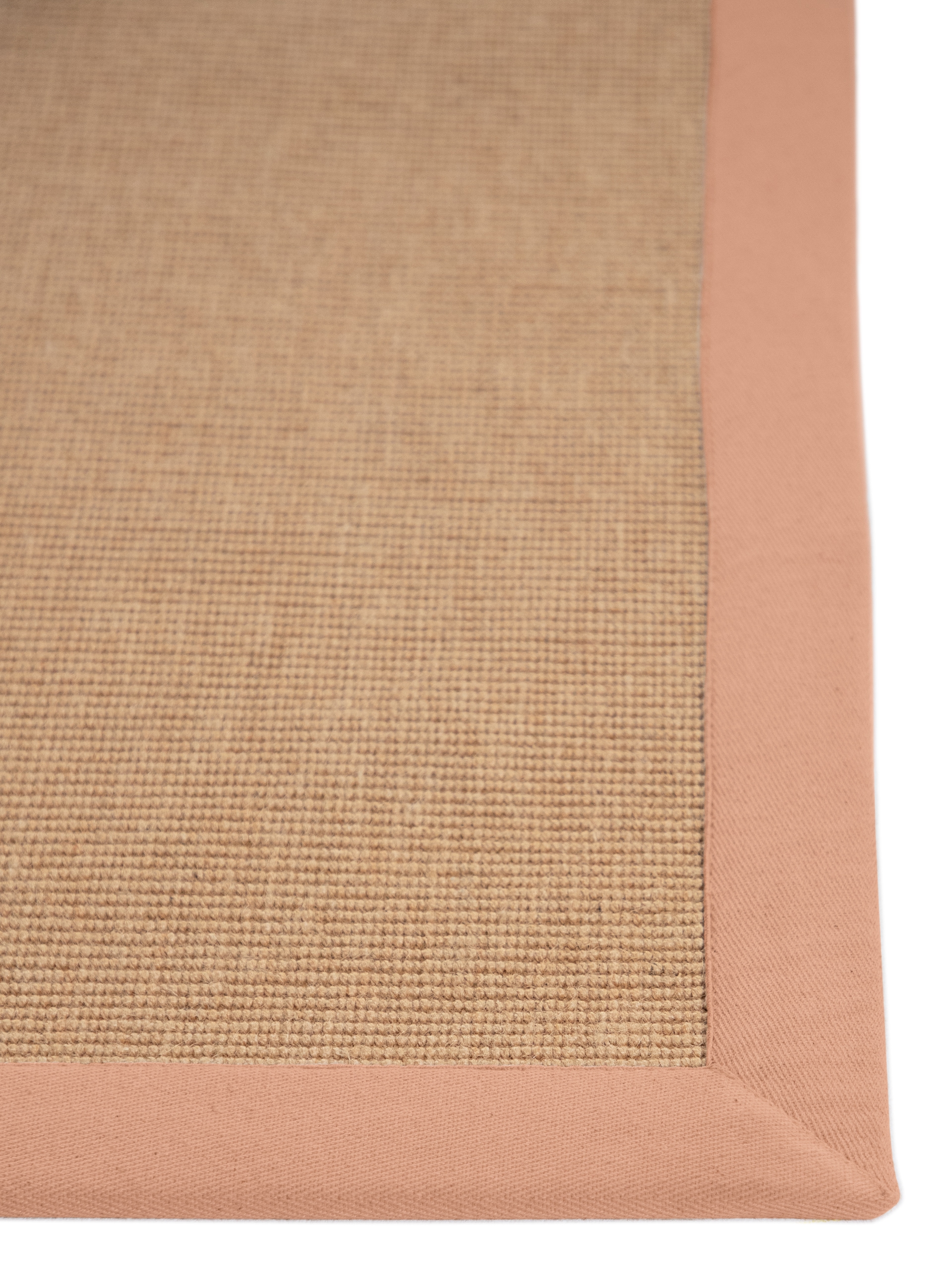 carpetfine Sisalteppich »Sisal,  auch als Läufer erhältlich«, rechteckig, 5 mm Höhe, mit farbiger Bordüre, Anti Rutsch Rückseite, viele Grössen, Wohnzimmer