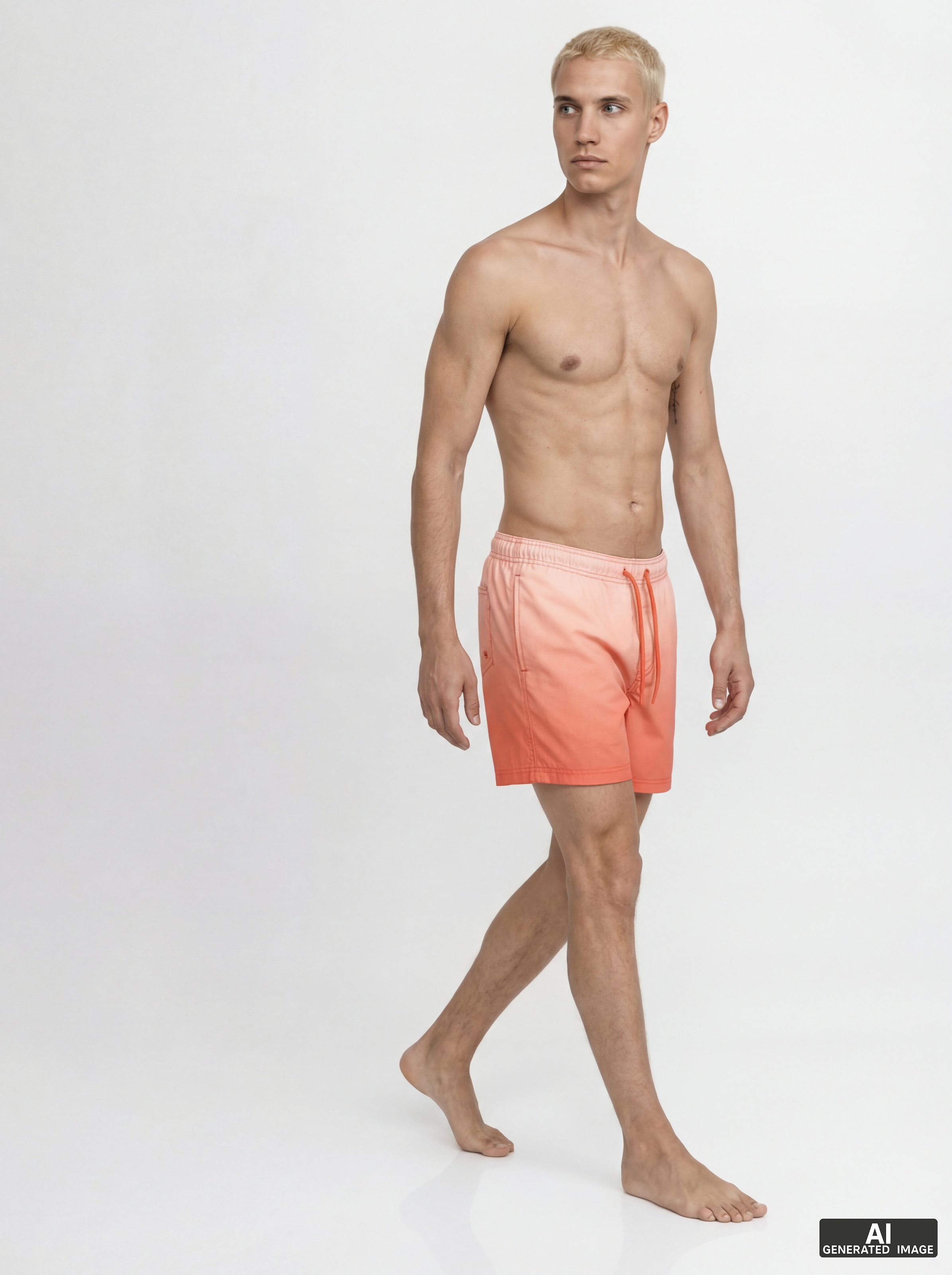 Jack & Jones Badeshorts »JPSTMAUI HORIZON DIP DYE SWIM SHORTS« Kunstfaser, normal geschnitten