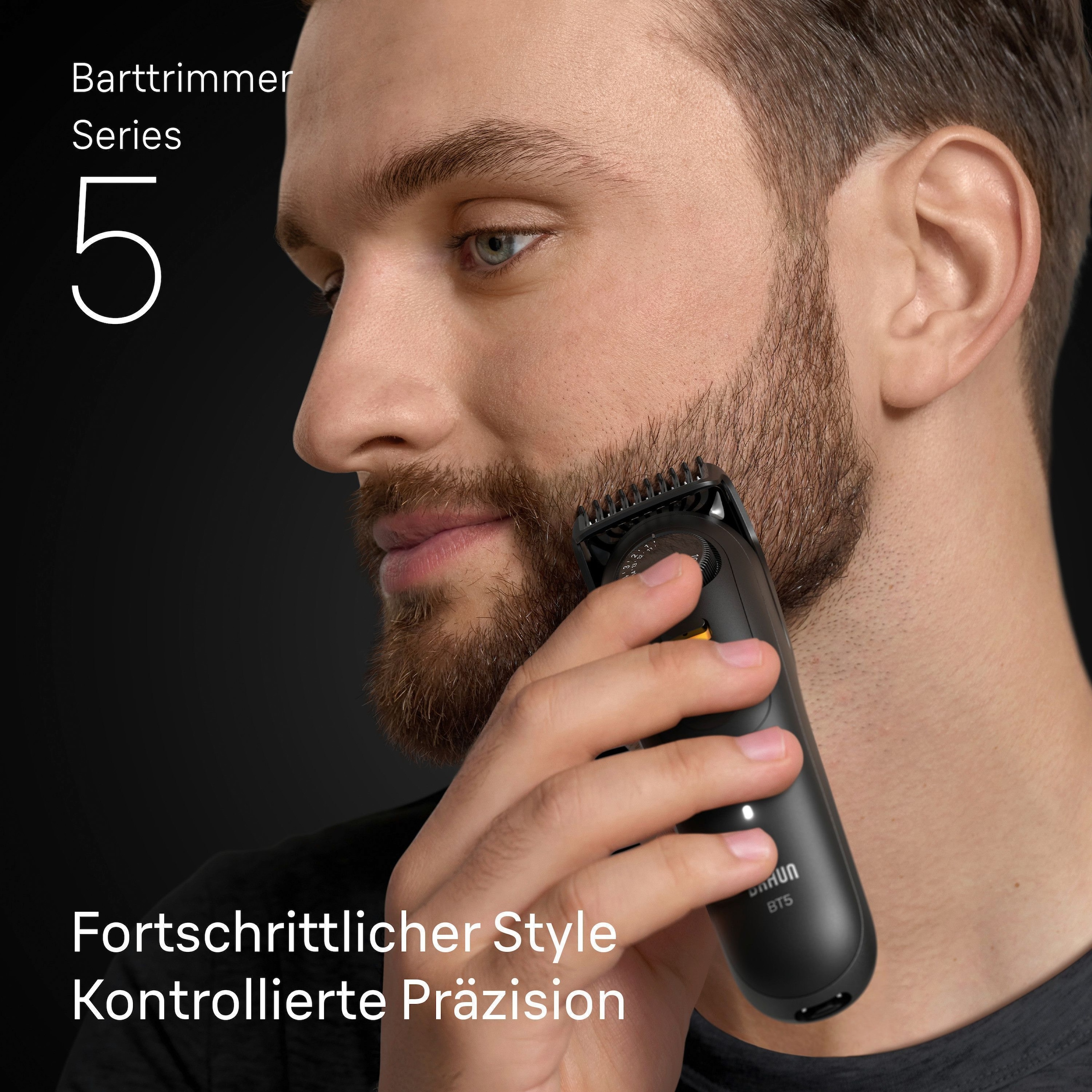 Braun Haarschneider »Barttrimmer BT5520«, ultrascharfe Klinge, 120 Min Akkulaufzeit, 40 Längeneinstellungen