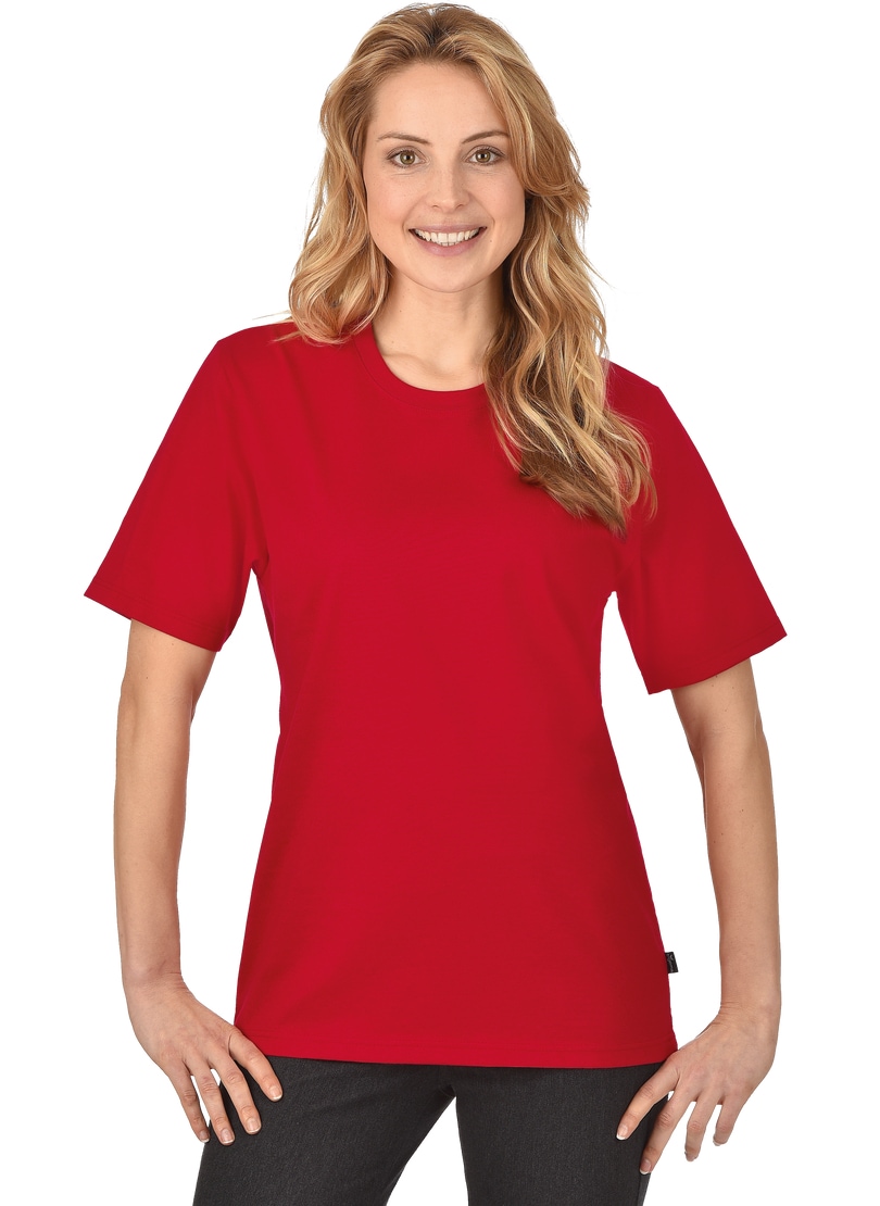 Trigema T-Shirt »TRIGEMA T-Shirt aus 100% Baumwolle«, (1 tlg.)