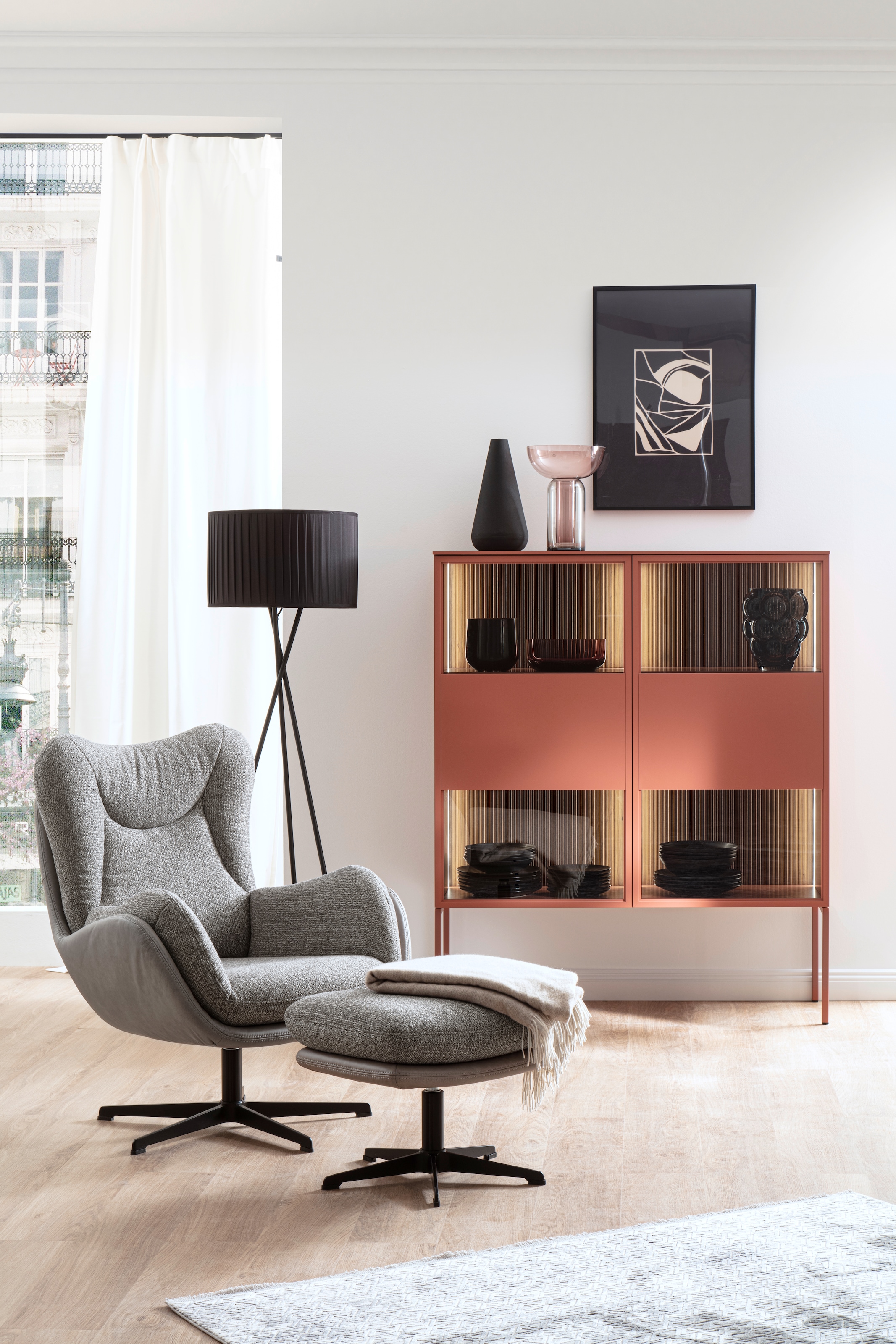 SCHÖNER WOHNEN-Kollektion Teppich »Vision 213« rechteckig 7 mm Höhe Viskoseteppich mit Glanz, Wohnzimmer