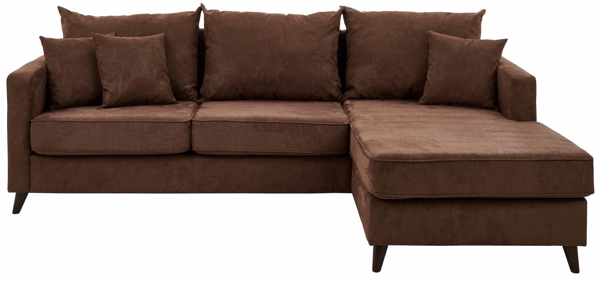 Guido Maria Kretschmer Home&Living Ecksofa »Renesse L-Form«, lose Kissen, Keder an Sitzkissen