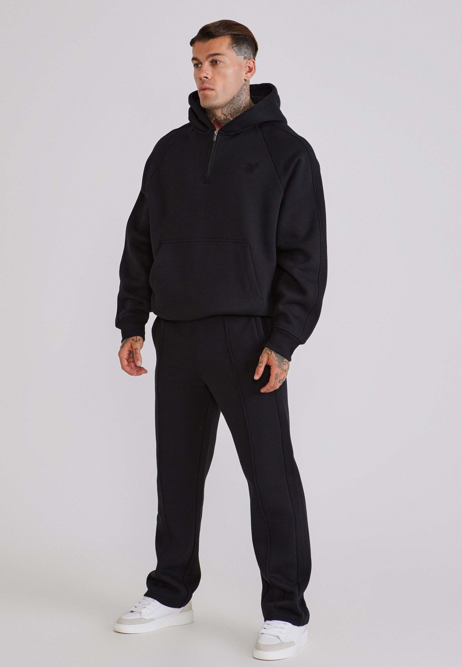Siksilk Chemise & pantalon »Siksilk Kleidungsset Qtr Zip Hoodie and Joggers«