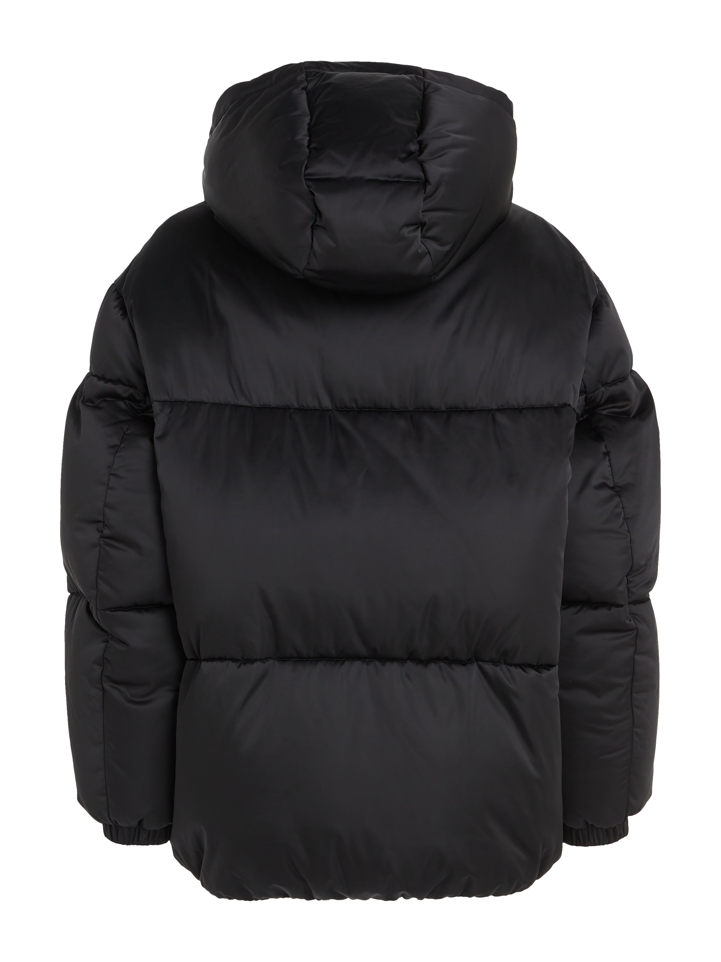 Tommy Jeans Steppjacke »TJW OVR SATIN PUFFER«, mit Kapuze, mit Tommy Jeans Markenlabel