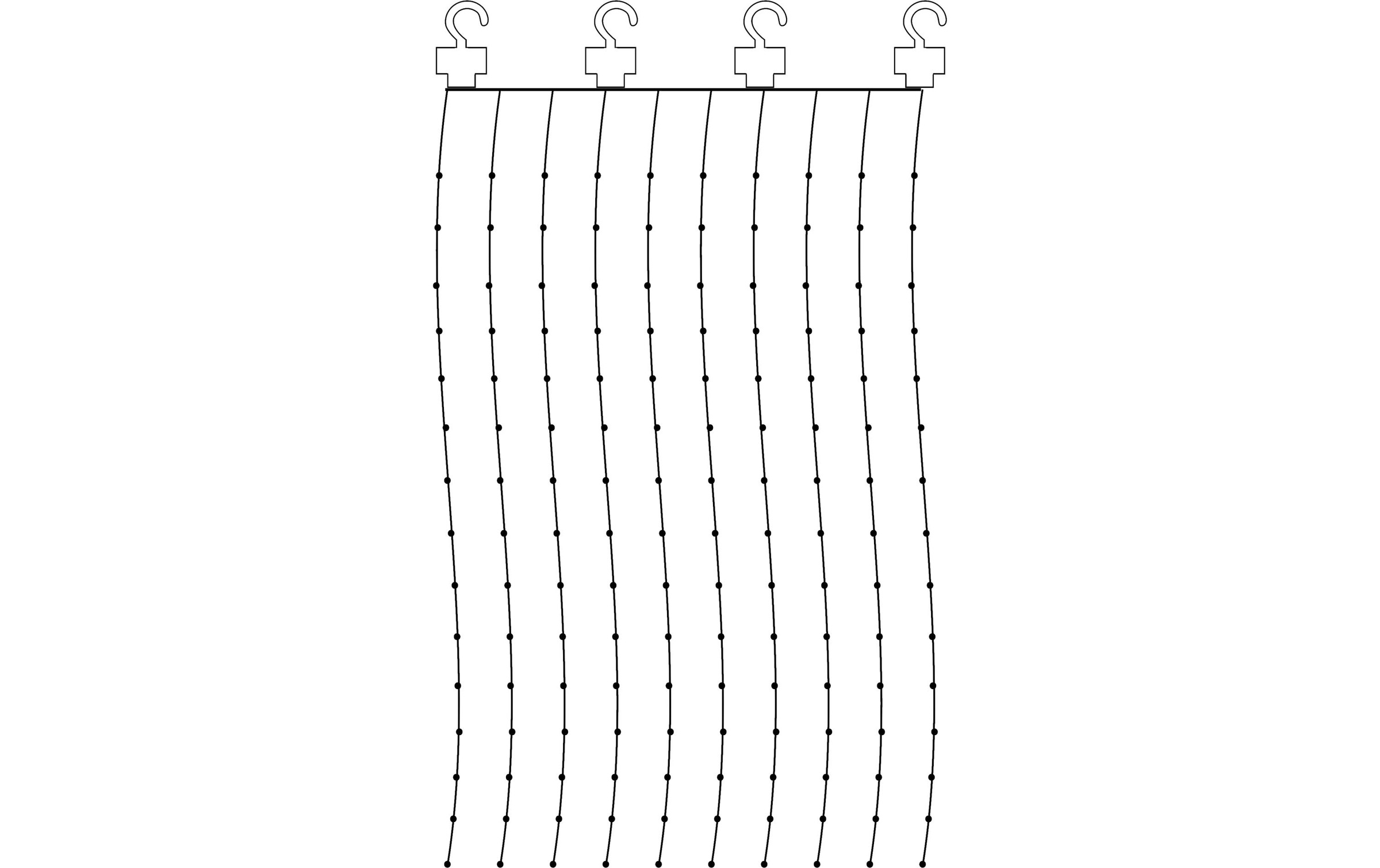 Image of STAR TRADING LED-Lichtervorhang, 200 St.-flammig, 10 Stränge mit je 2 m Länge bei Ackermann Versand Schweiz