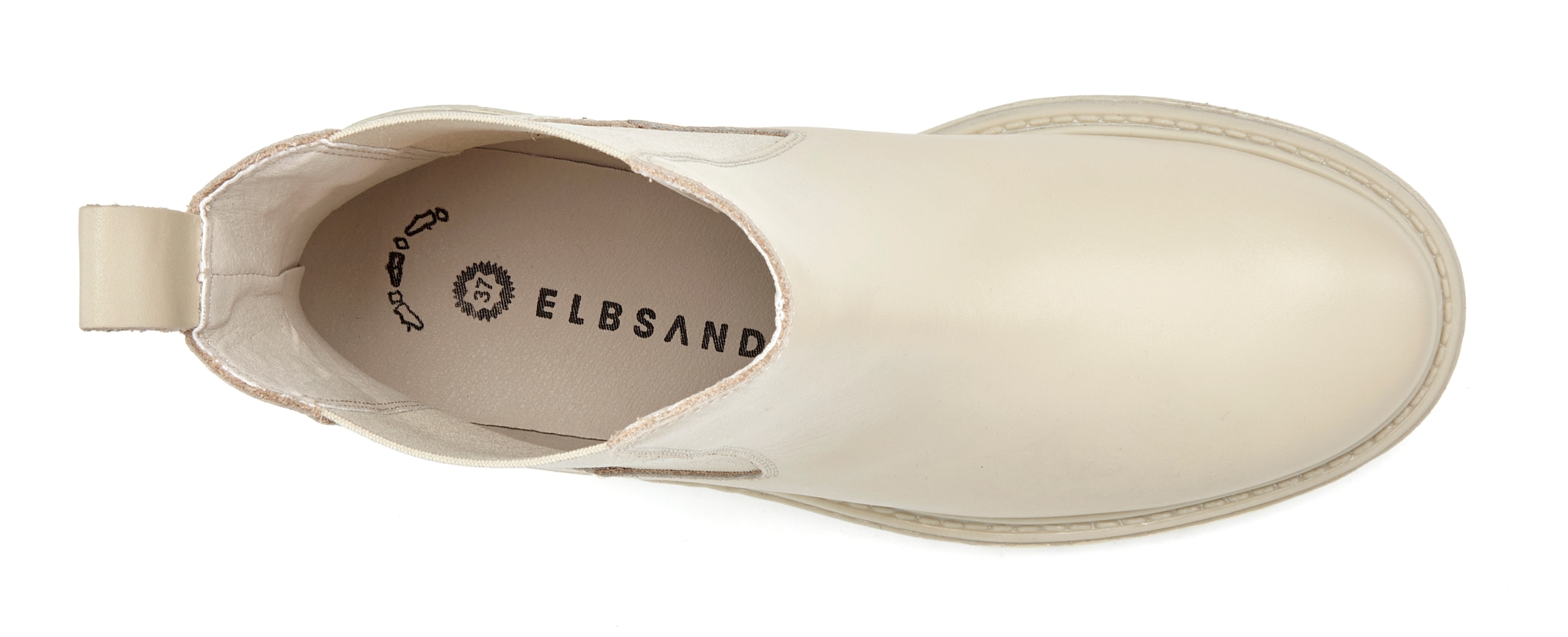 Elbsand Stiefelette »Chelseaboots, Schlupfstiefel, Lederstiefelette, Herbststiefelette«  NEU Bikerboots aus Leder mit Stretch-Einsätzen & leichter Profilsohle