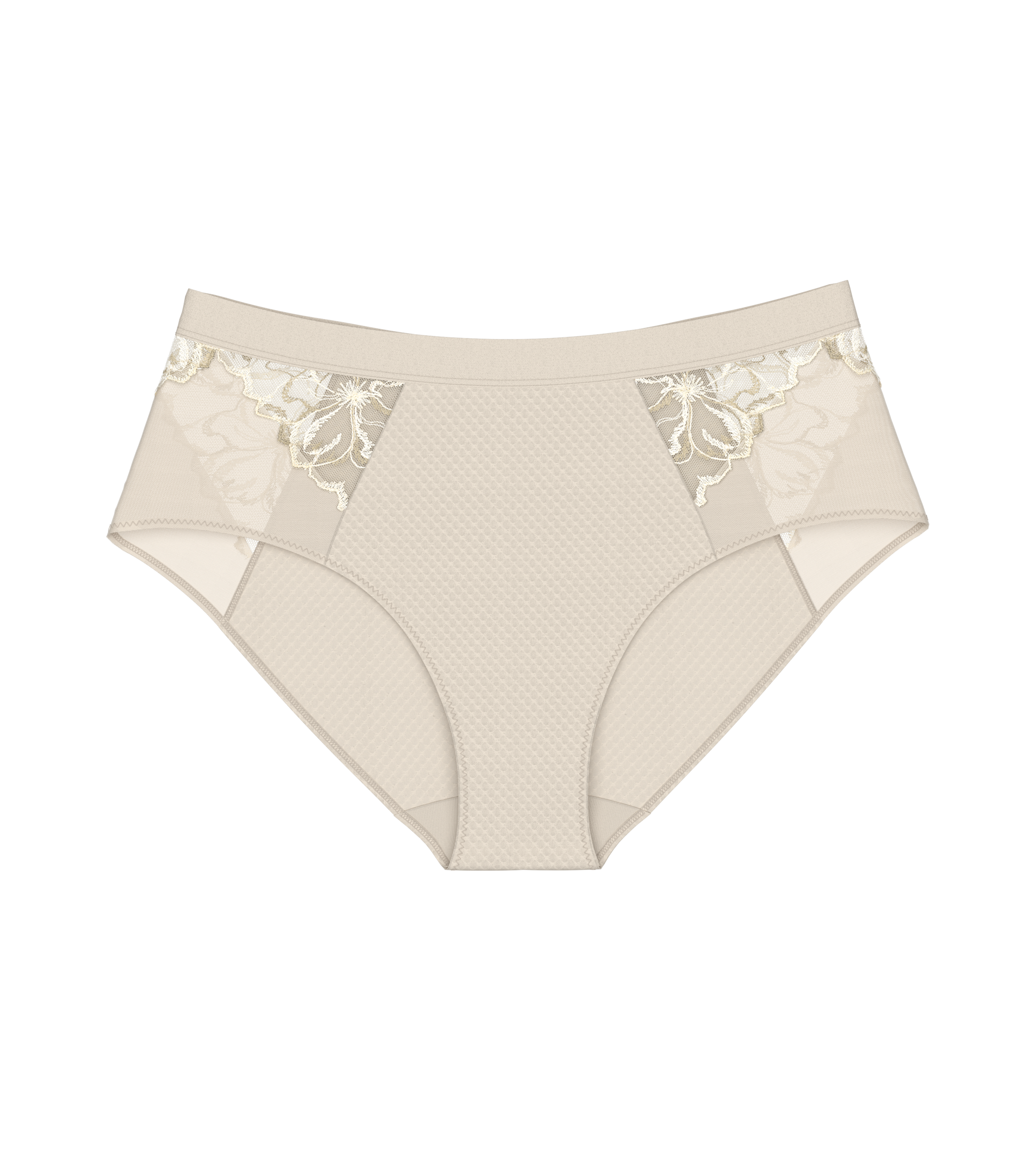 Triumph Maxislip »Wild Azalea Florale« Spitze, hochgeschnitten, Satin-Einfassung, elastisch