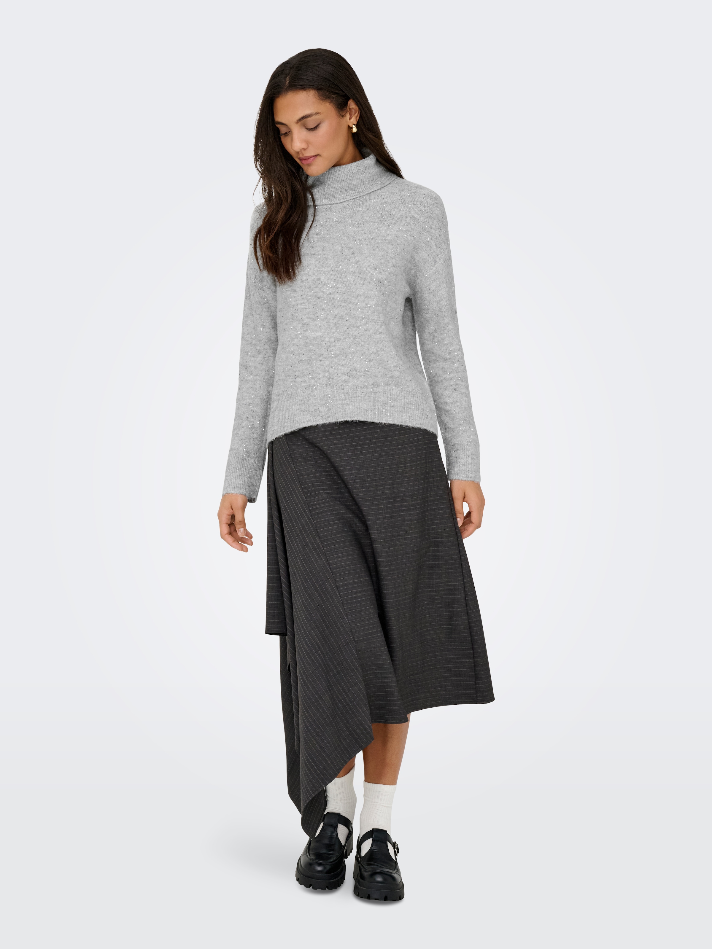 ONLY Pull à col roulé »ONLARIZONA LS SEQUINS ROLLNECK PULL KNT«