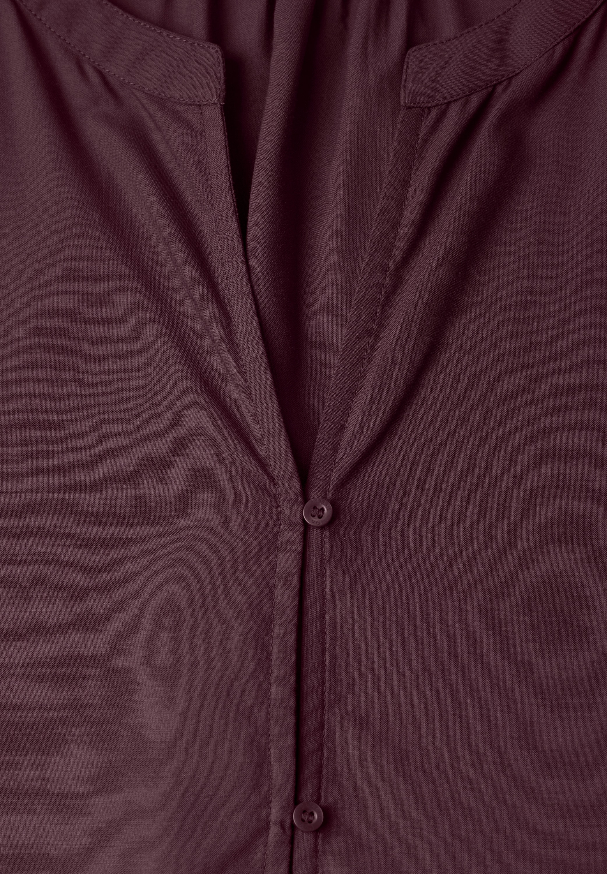 STREET ONE Blouse à enfiler Blouse d'été à manches 3/4 avec encolure fendue