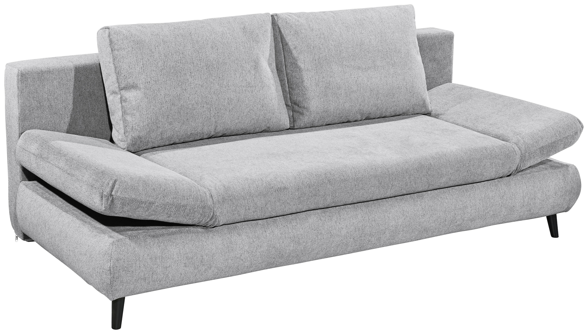 ED EXCITING DESIGN Schlafsofa »Sunny«, mit Bettfunktion, Armteilverstellung, Bettkasten sowie Rückenkissen